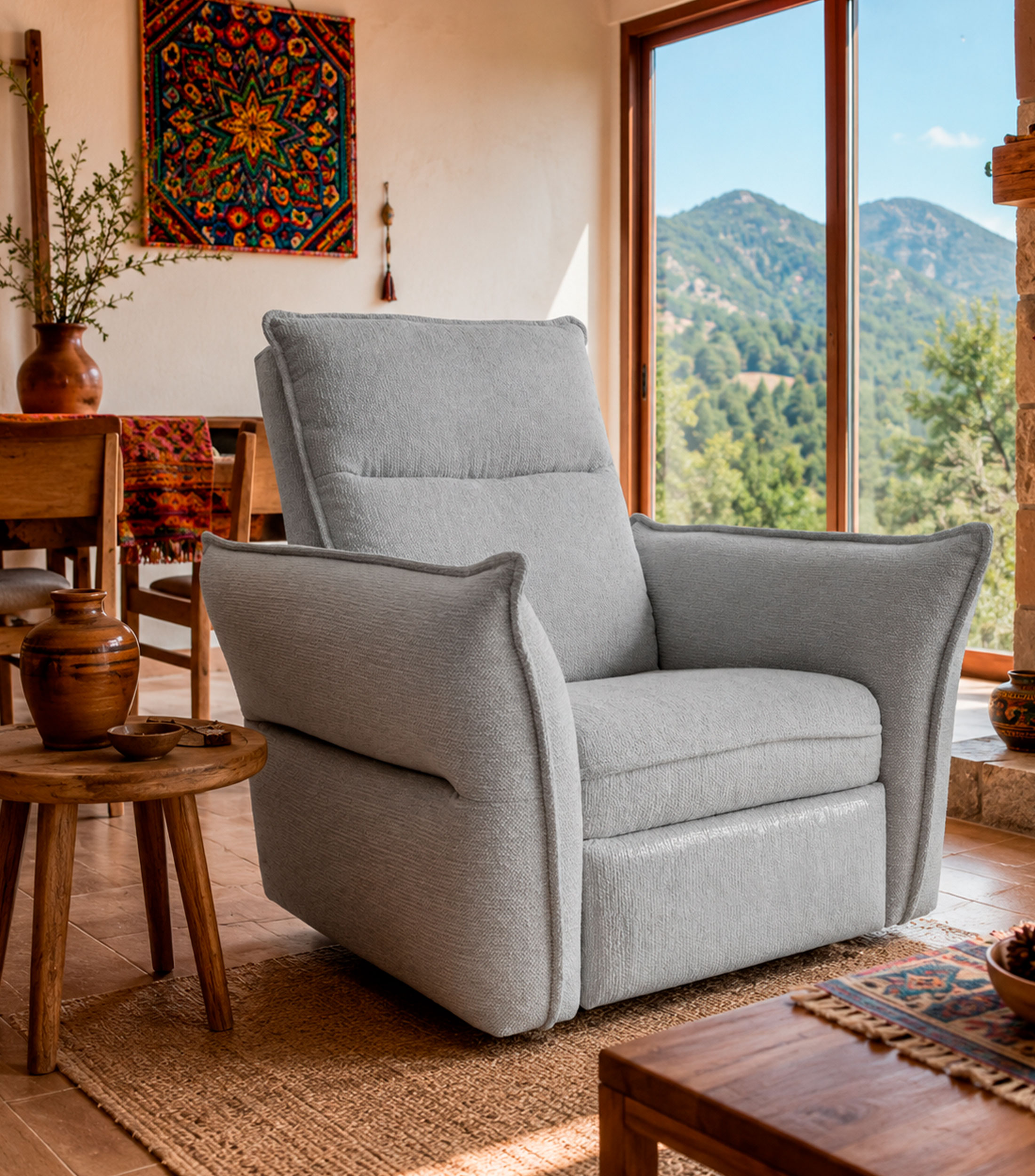 Sillón Reclinable Milos Beige