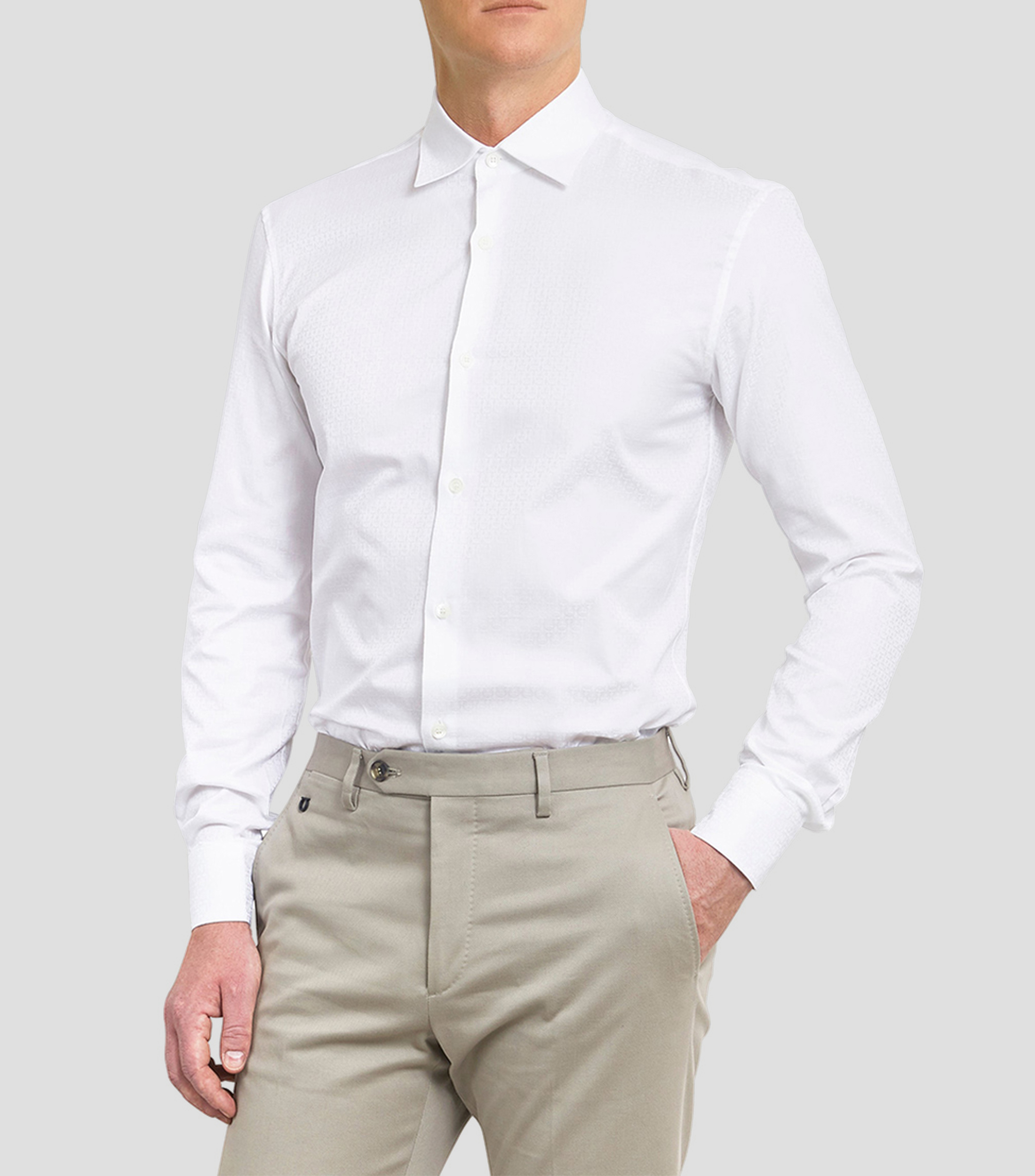 Ferragamo Camisa con estampado Gancini Hombre El Palacio de Hierro
