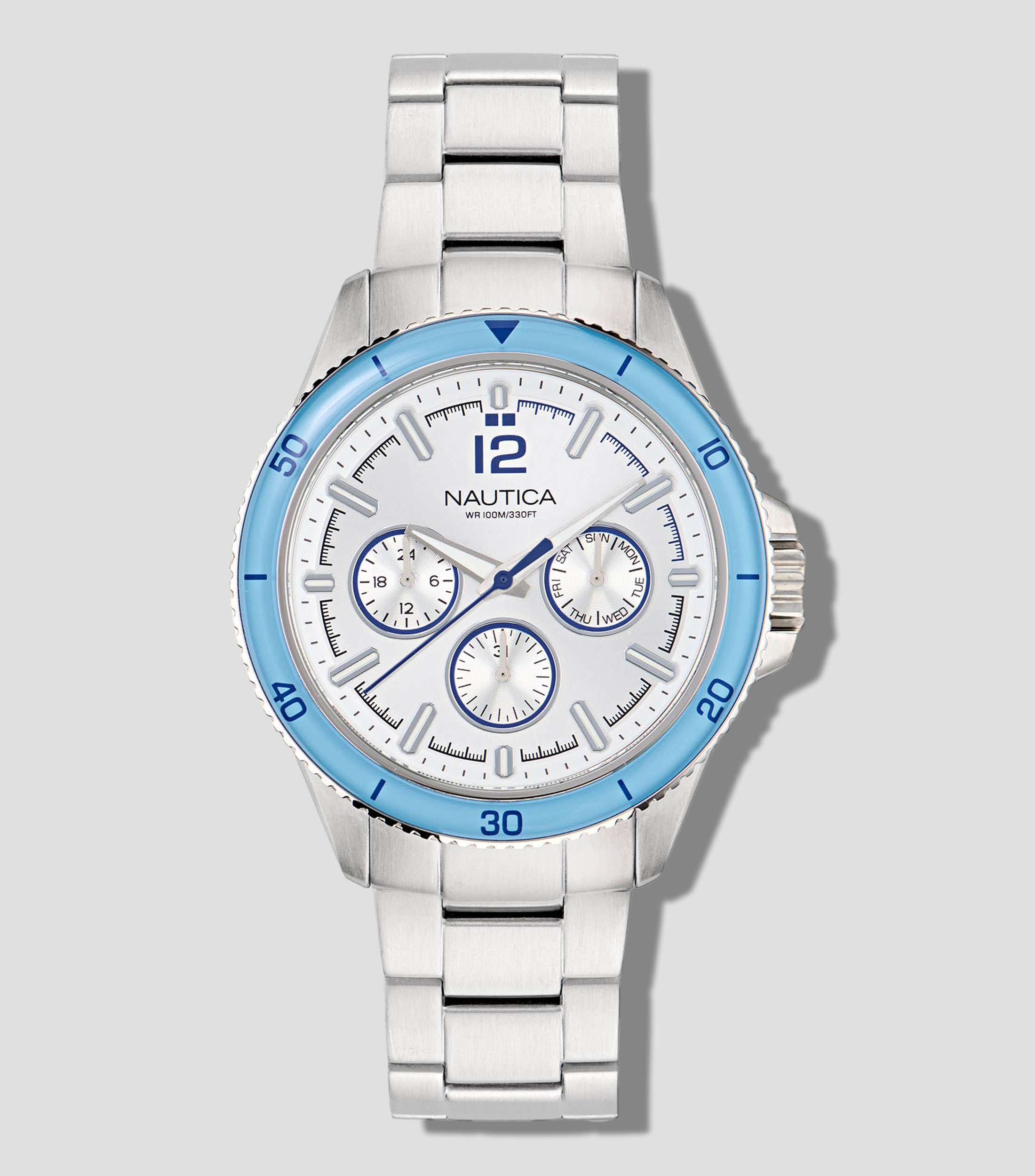 Reloj para hombre NCT Windrose Casual, Plateado