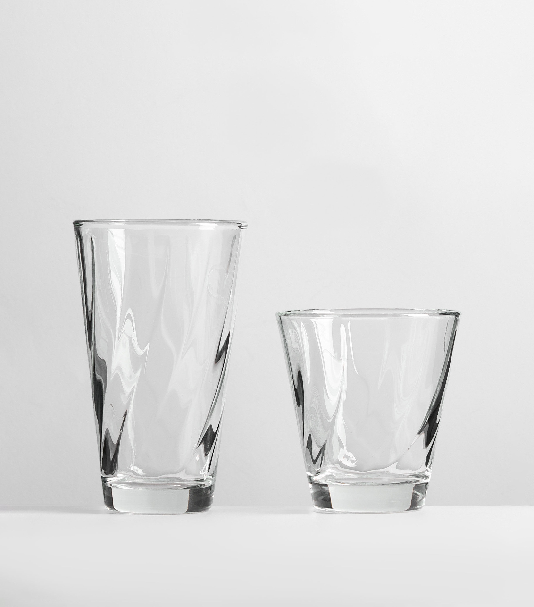 Set 12 vasos de cristal Twist