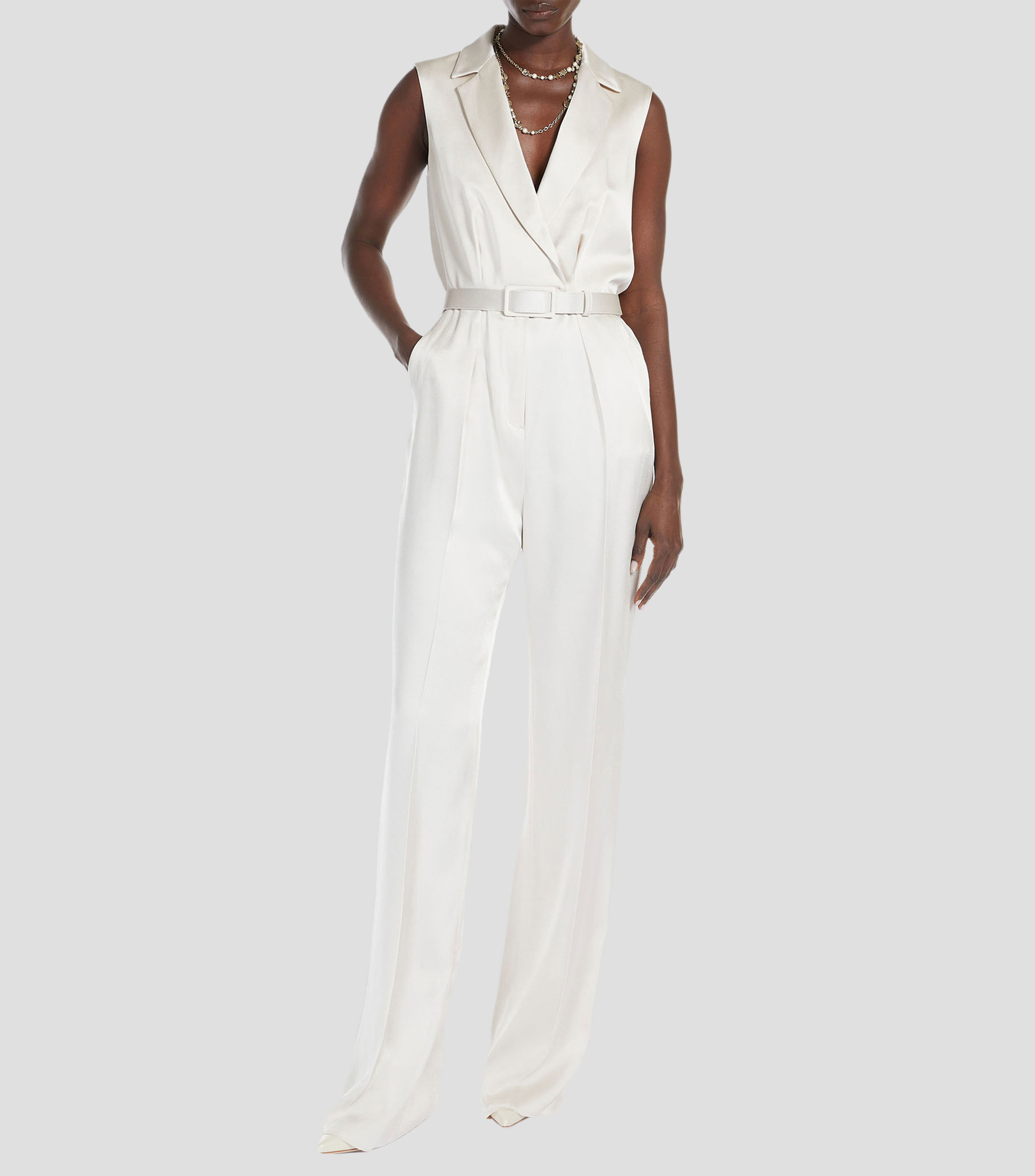 Jumpsuit de corte recto Mujer