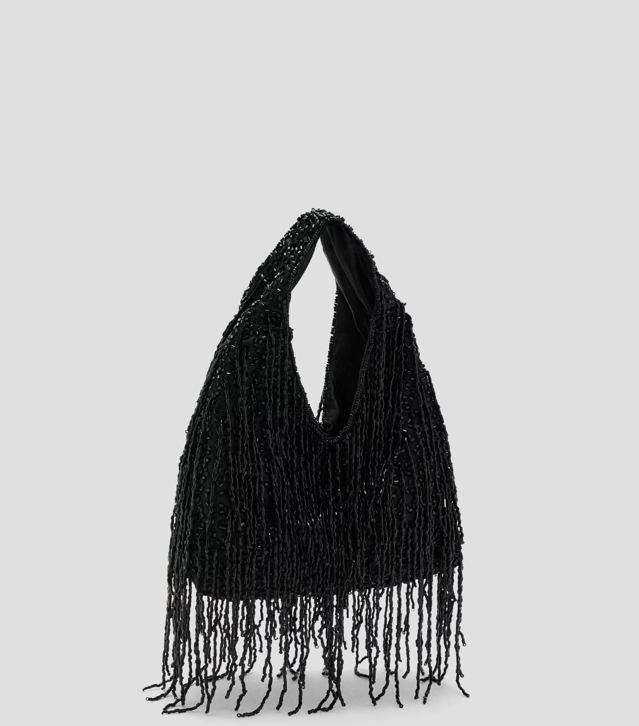 Bolsa clutch fantasía con flecos Mujer