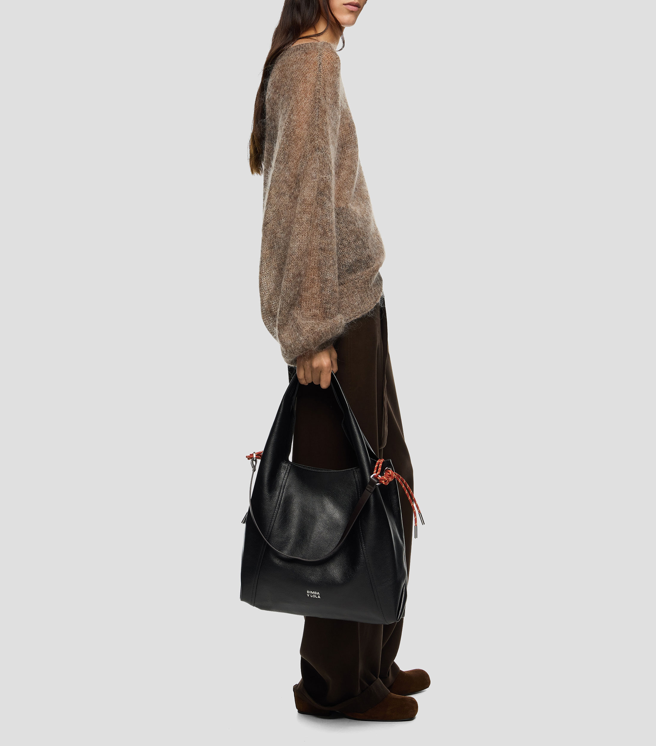 Bolsa Paper grande en piel Mujer