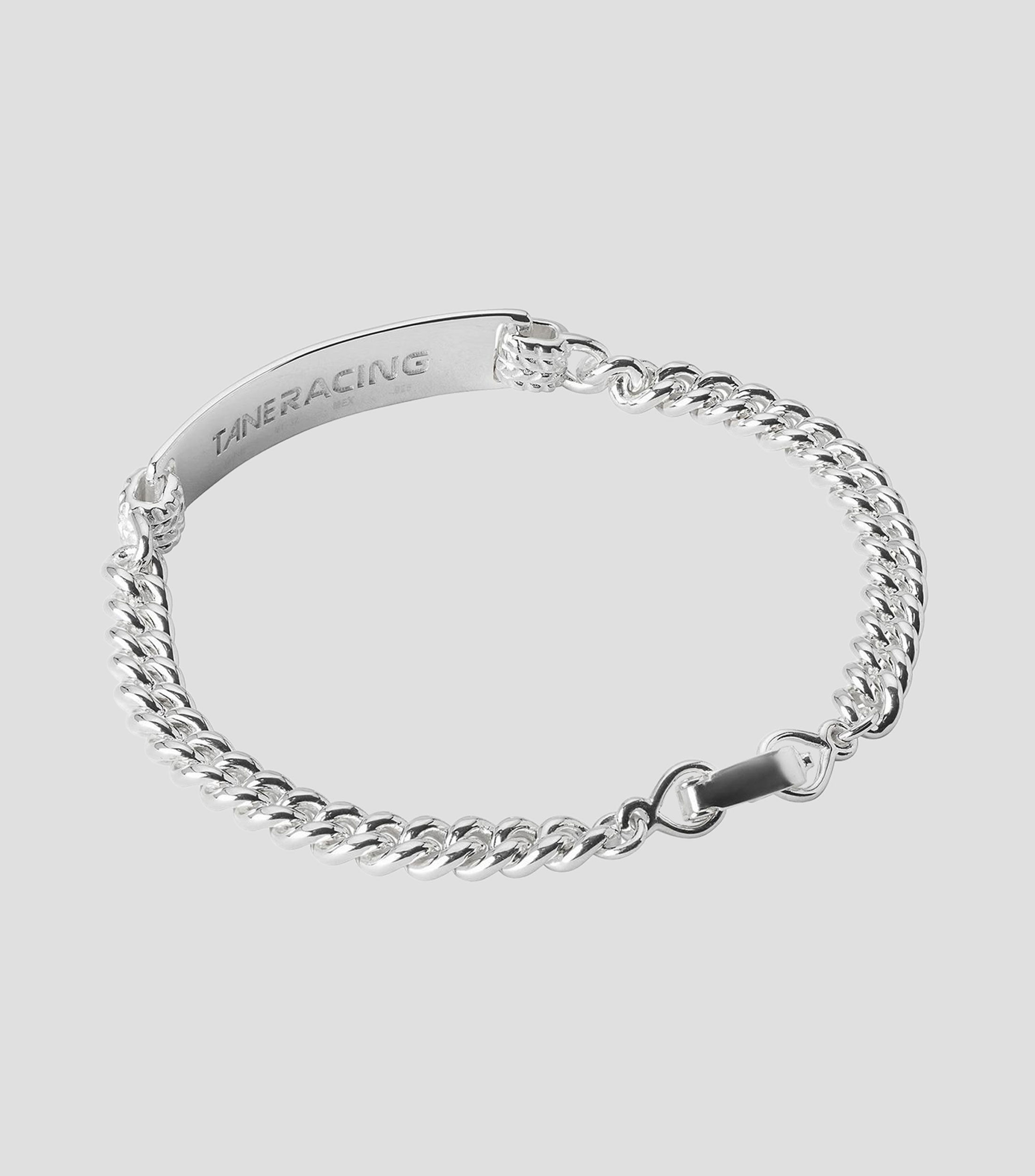 Esclava en plata .925 Tane Racing Hombre