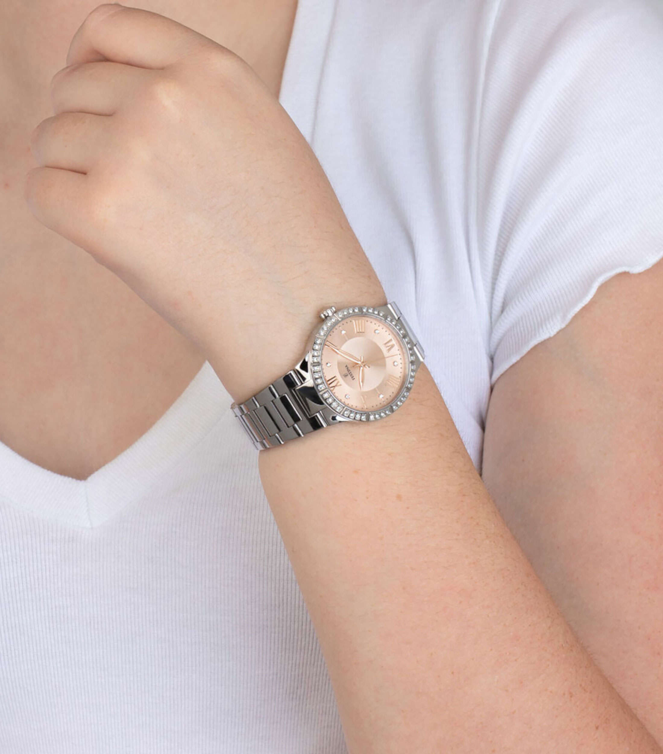 Reloj para Mujer Boyfriend Collection Casual, Plateado