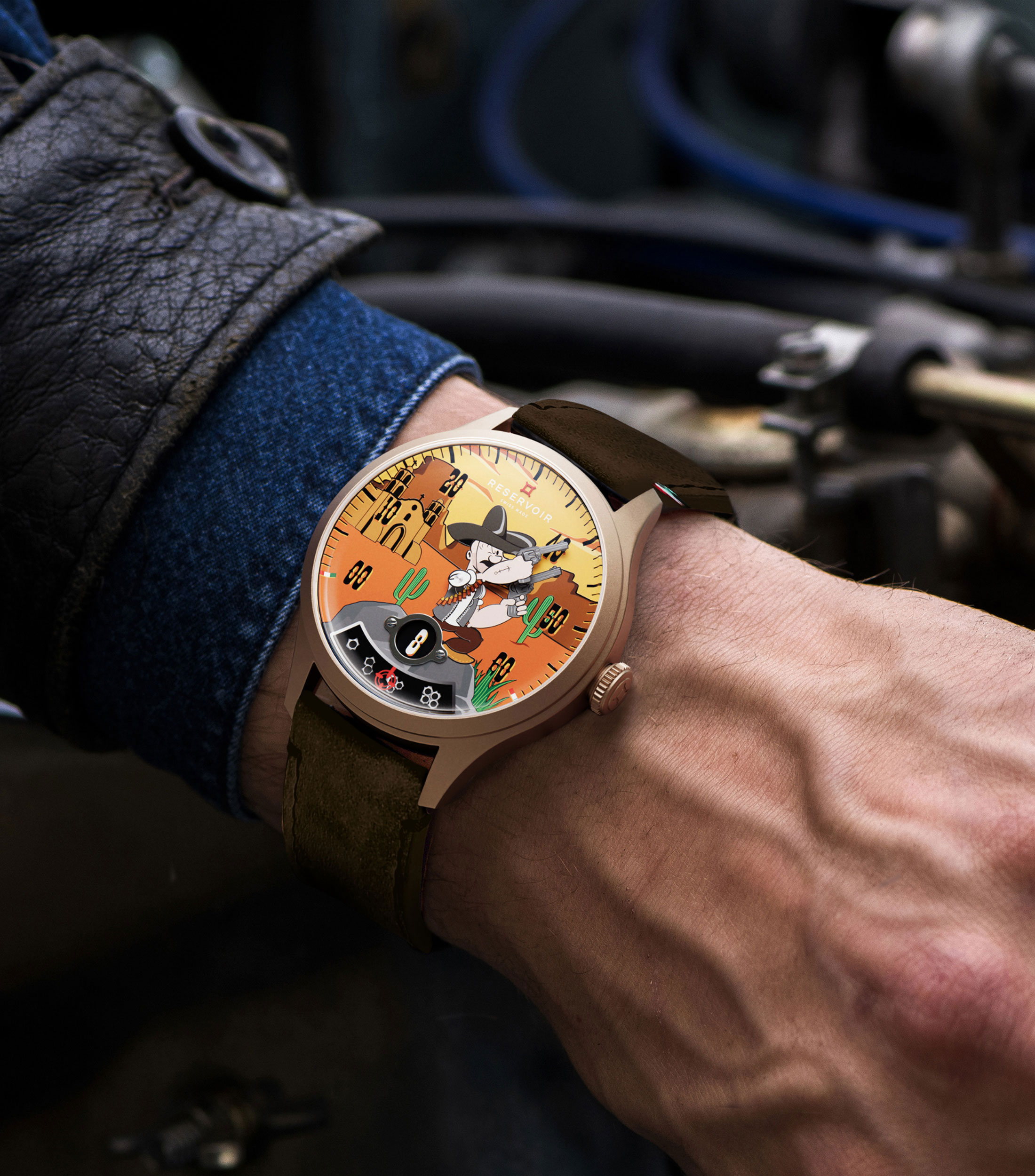 Reloj para Hombre Popeye Edición Especial plateado