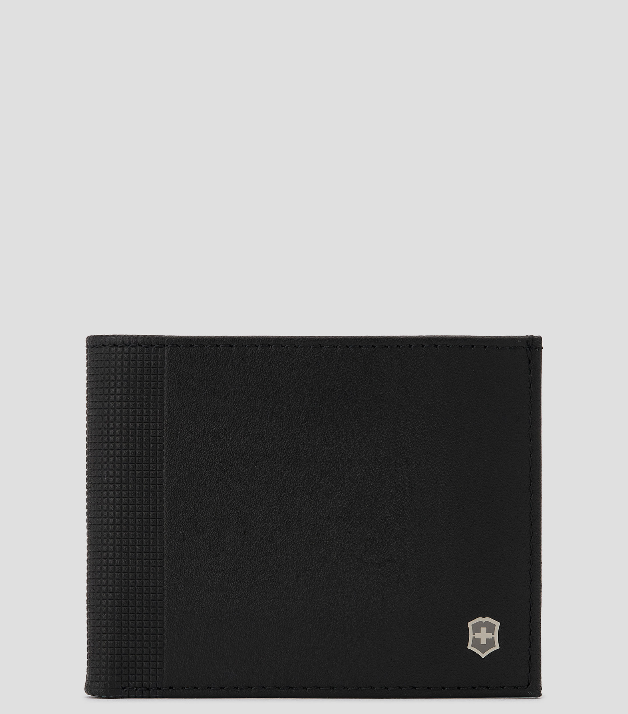 Cartera Bifold Negra en piel Altius Alox Hombre