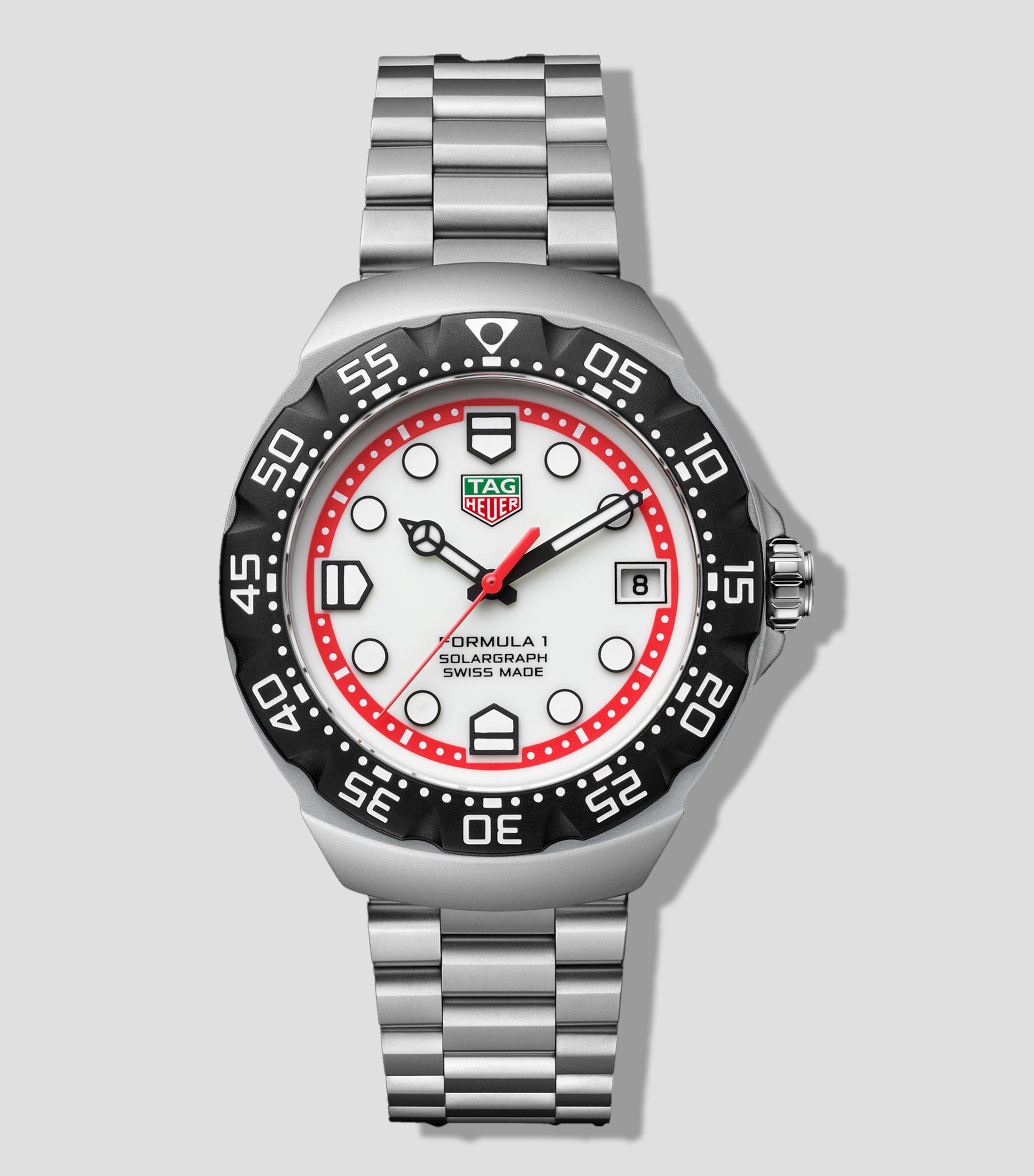 Reloj para Hombre Formula 1 Solargraph Casual Blanco, Negro