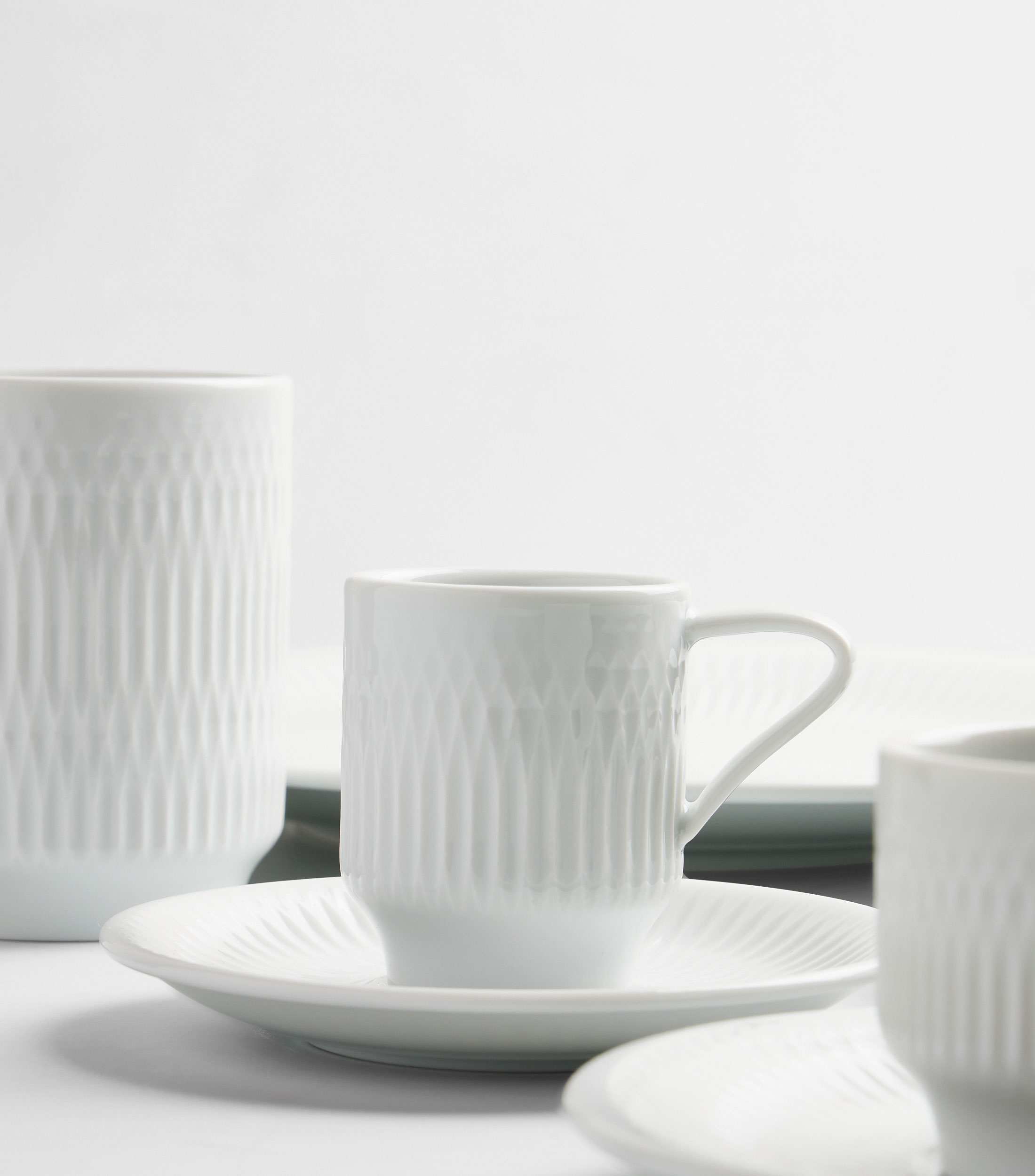 Taza para café con platillo Utopía