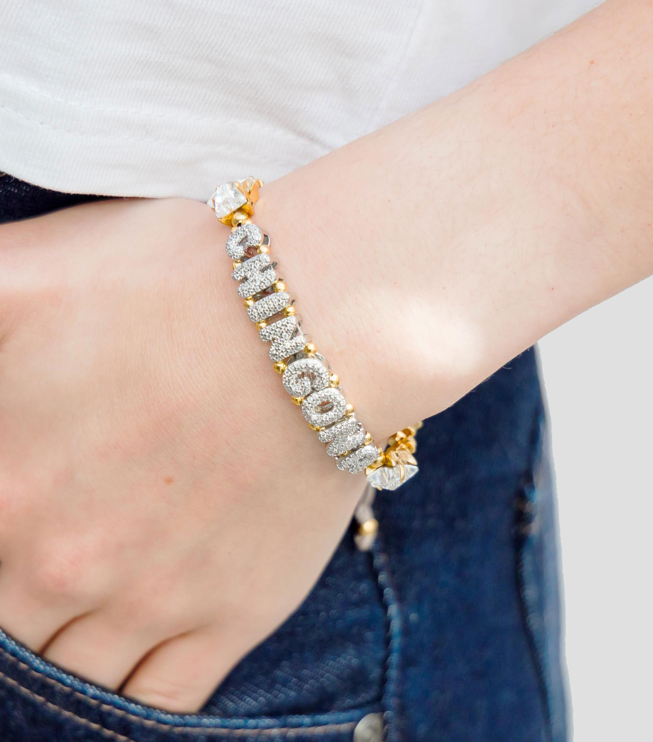 Pulsera con circonias Mujer