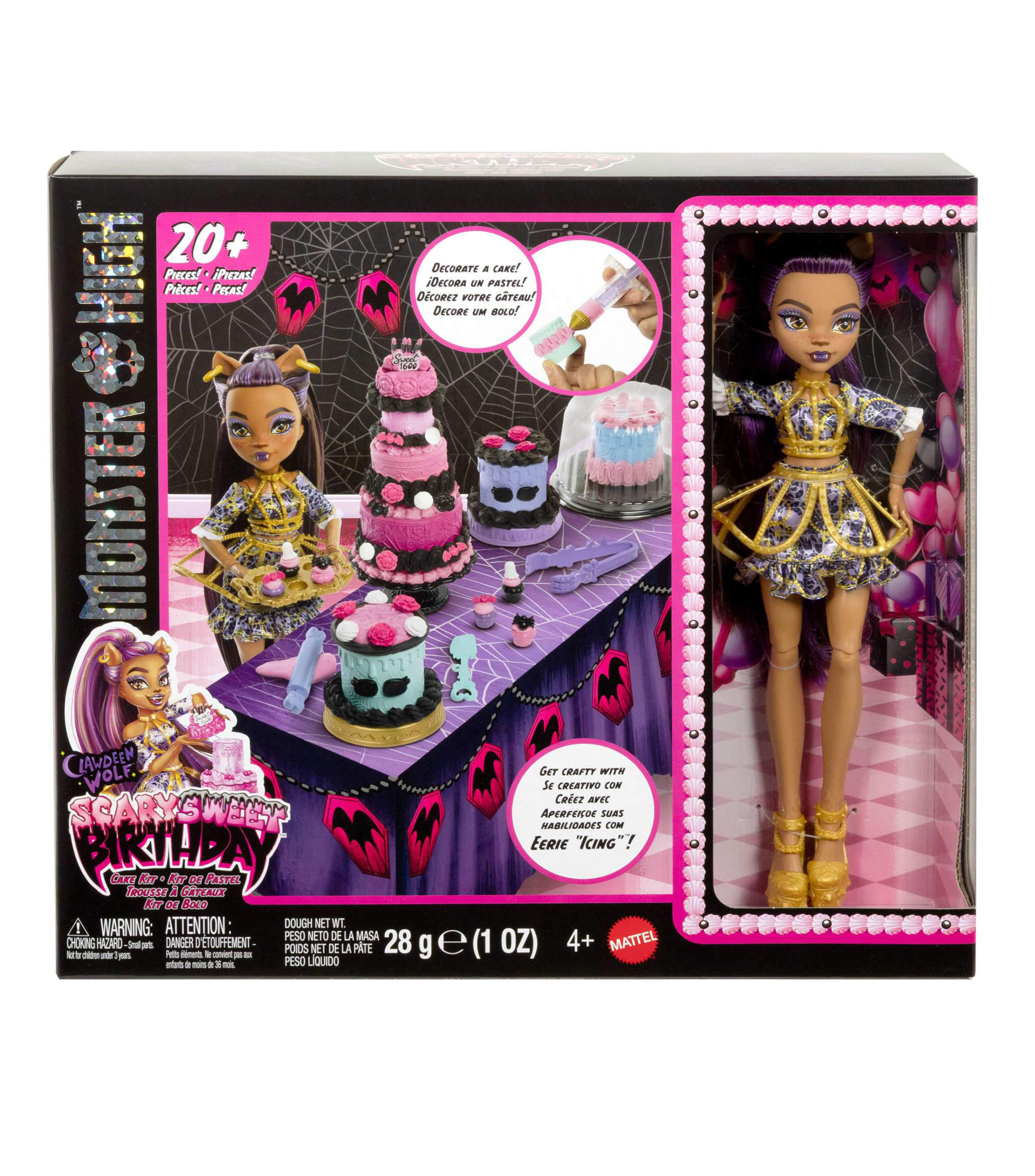 Muñeca Cumpleaños Draculaura 1600, Clawdeen Wolf