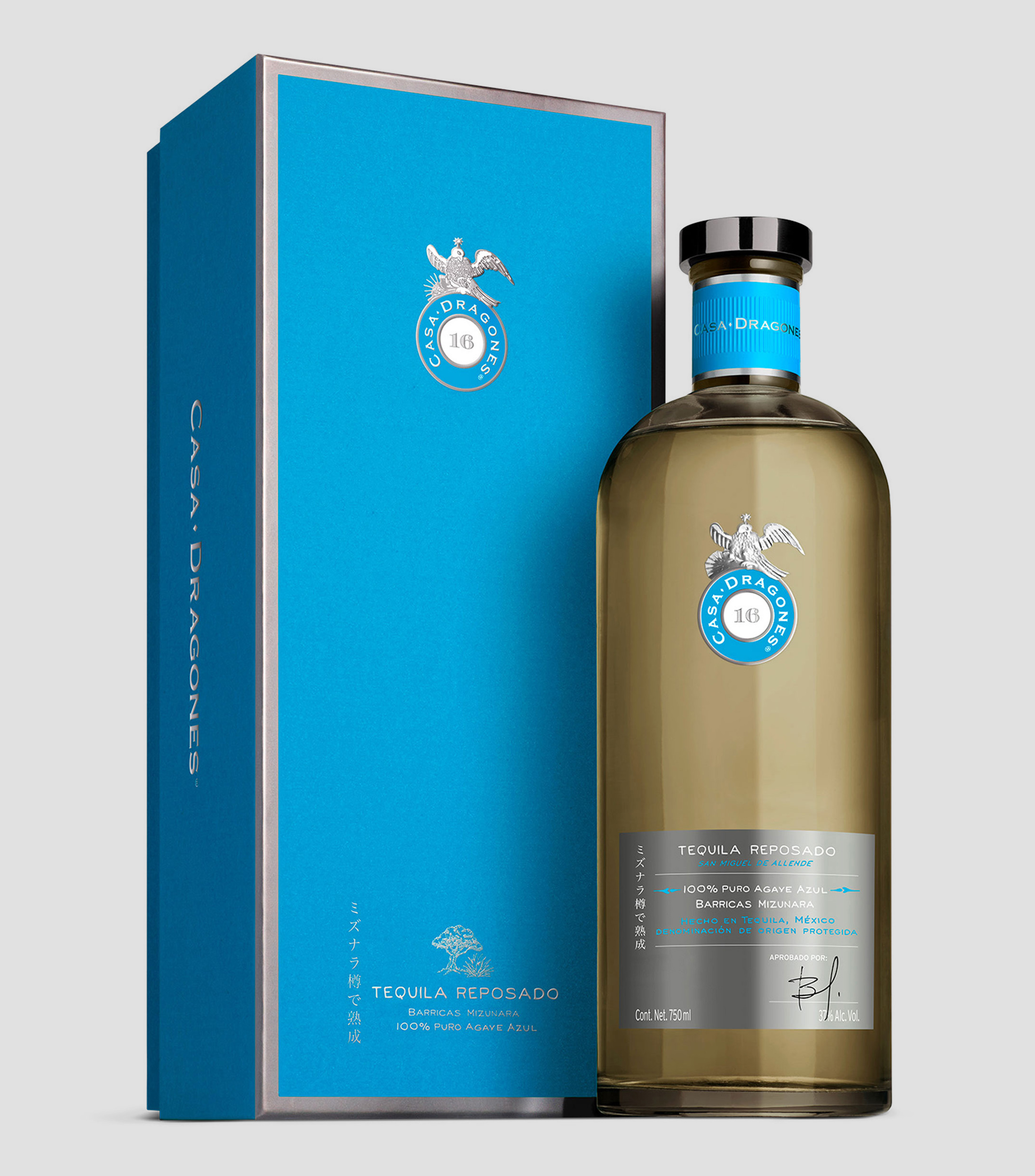 Tequila reposado Mizunara, 750 ml