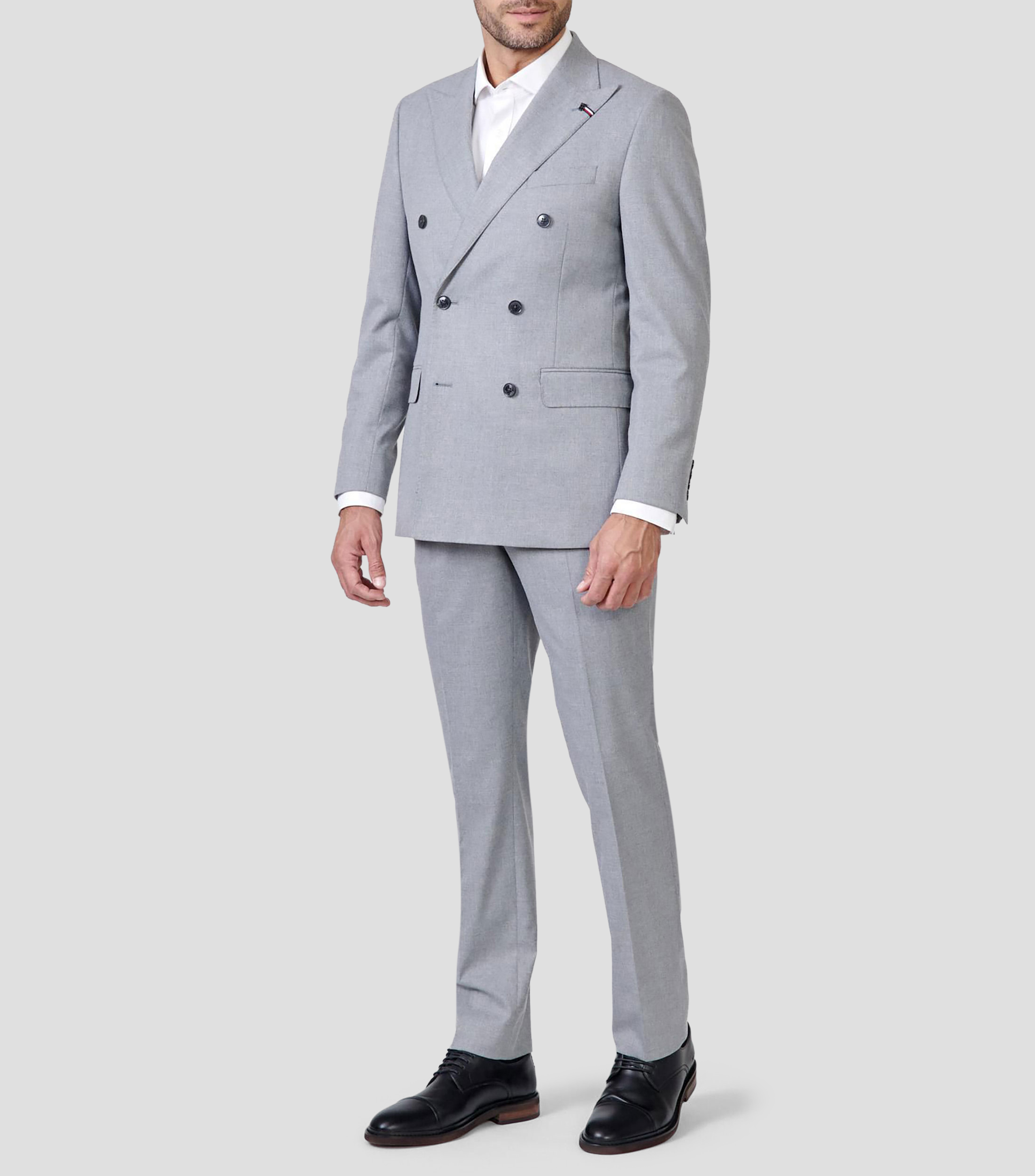 Traje de corte regular liso Hombre