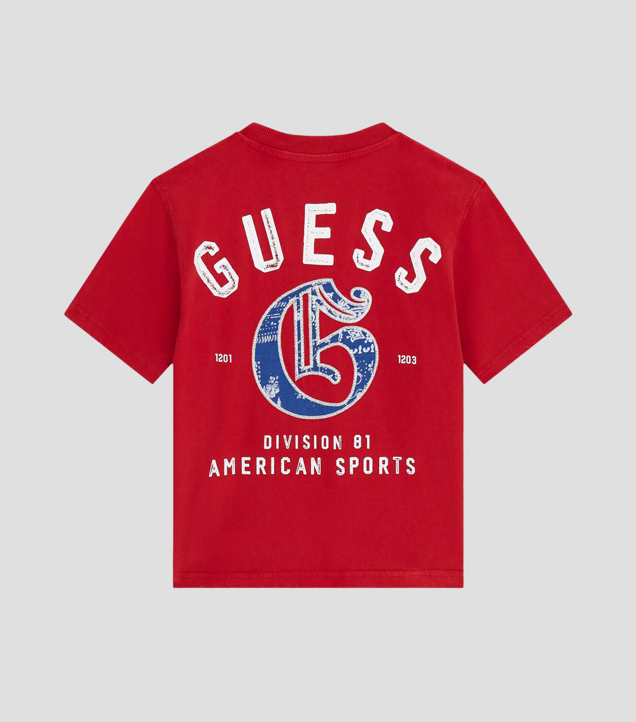 Playera cuello redondo manga corta con estampado Niño
