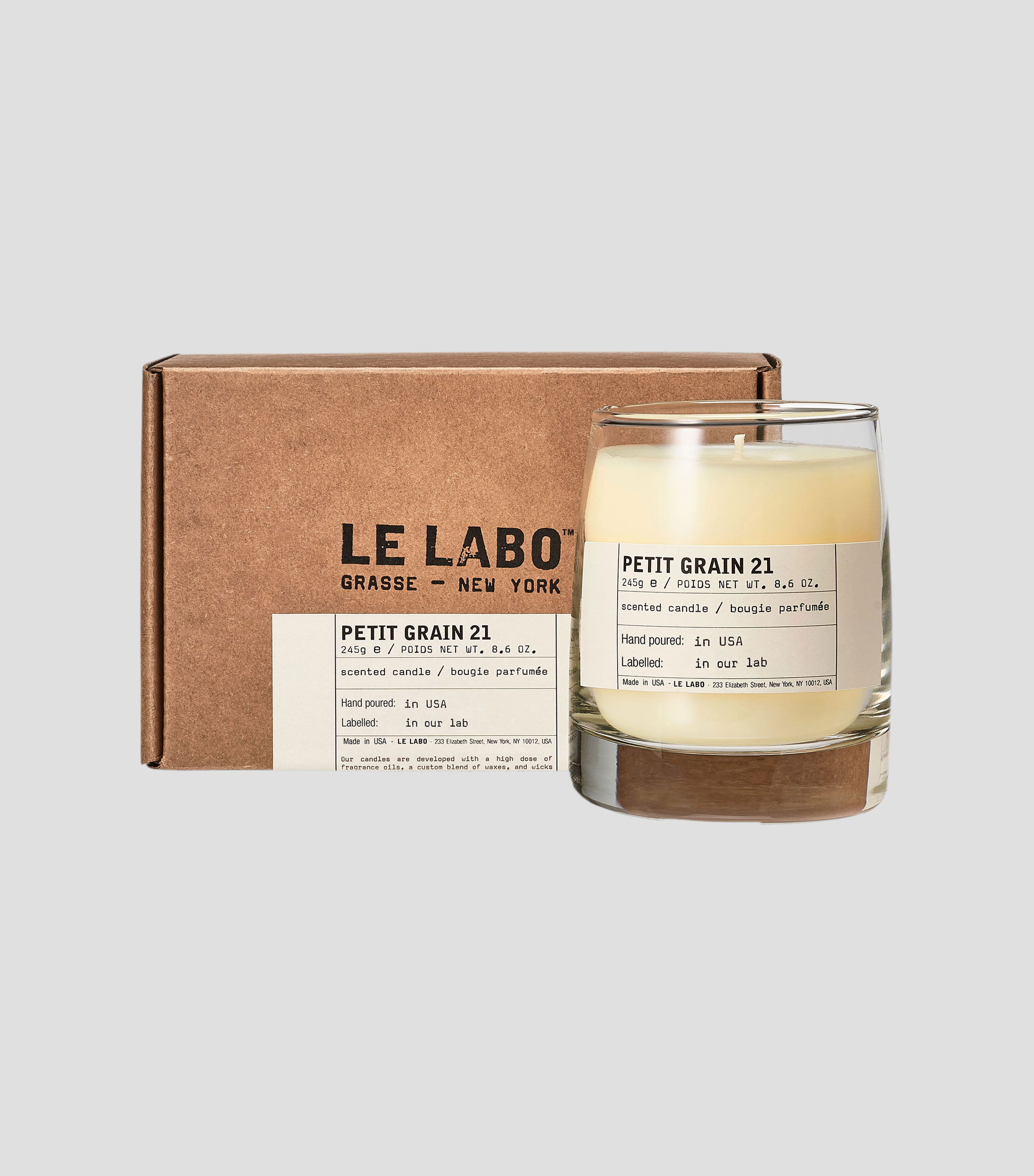 Vela aromática Petit Grain 21, 245 gr