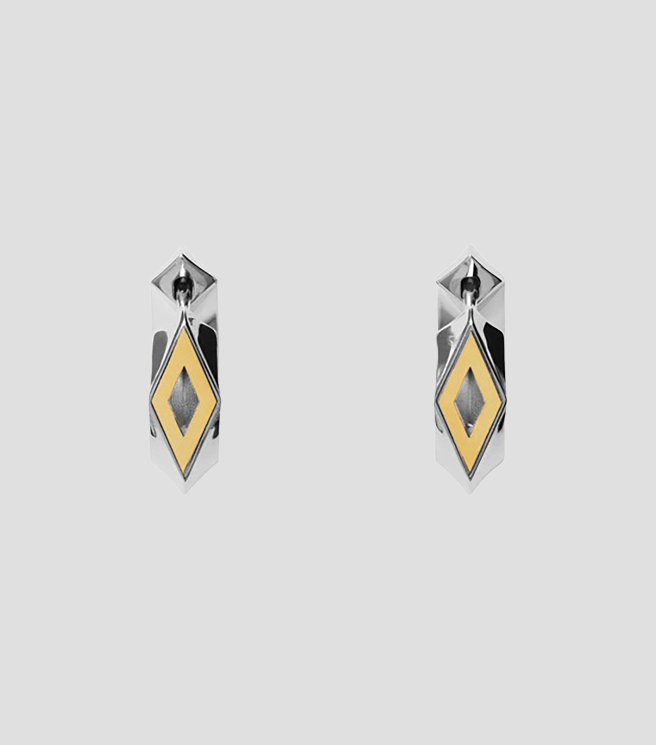 Pendientes en plata Aro Hollow Mujer