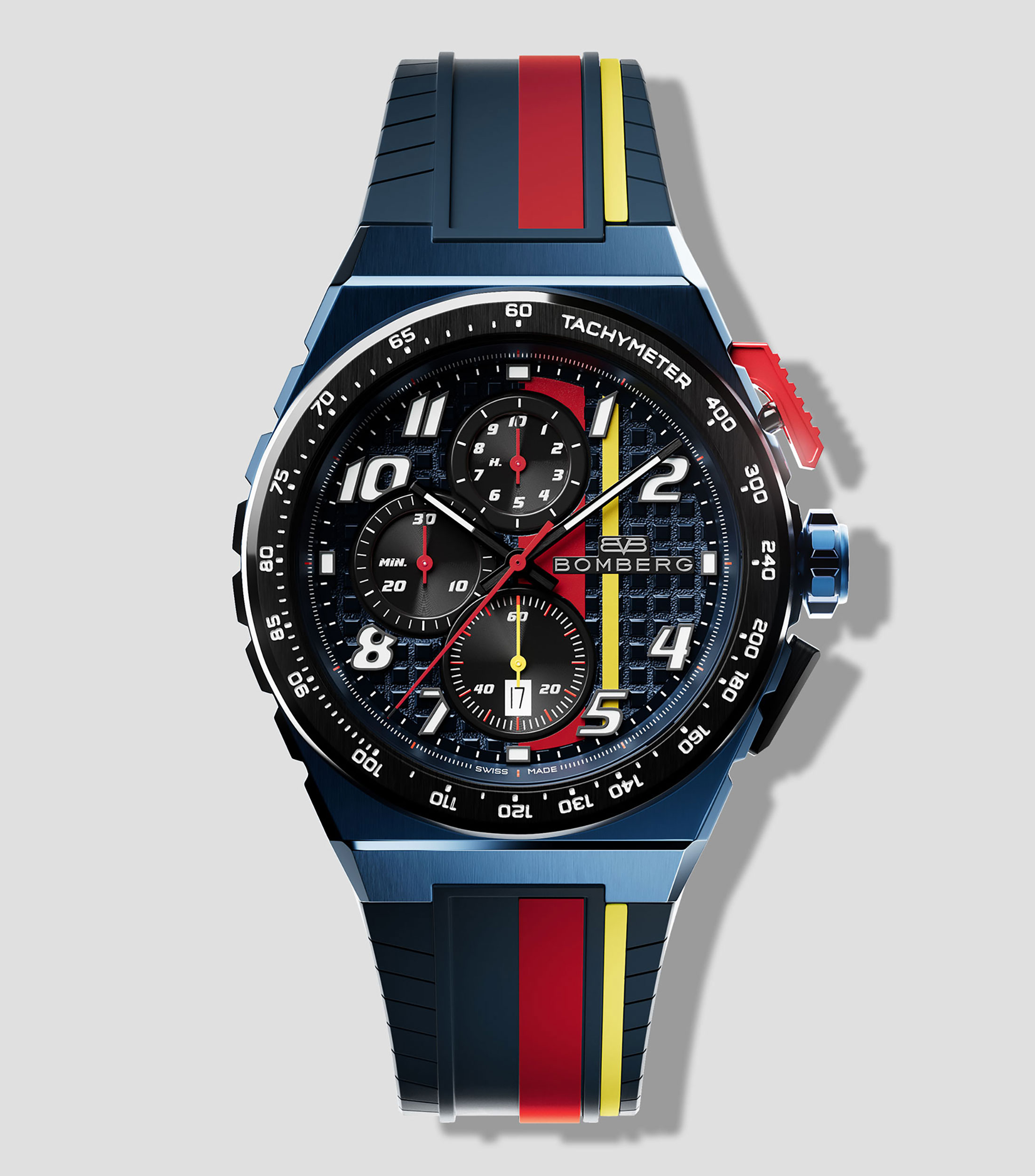 Reloj para Hombre Neo Apex deportivo azul, rojo, amarillo