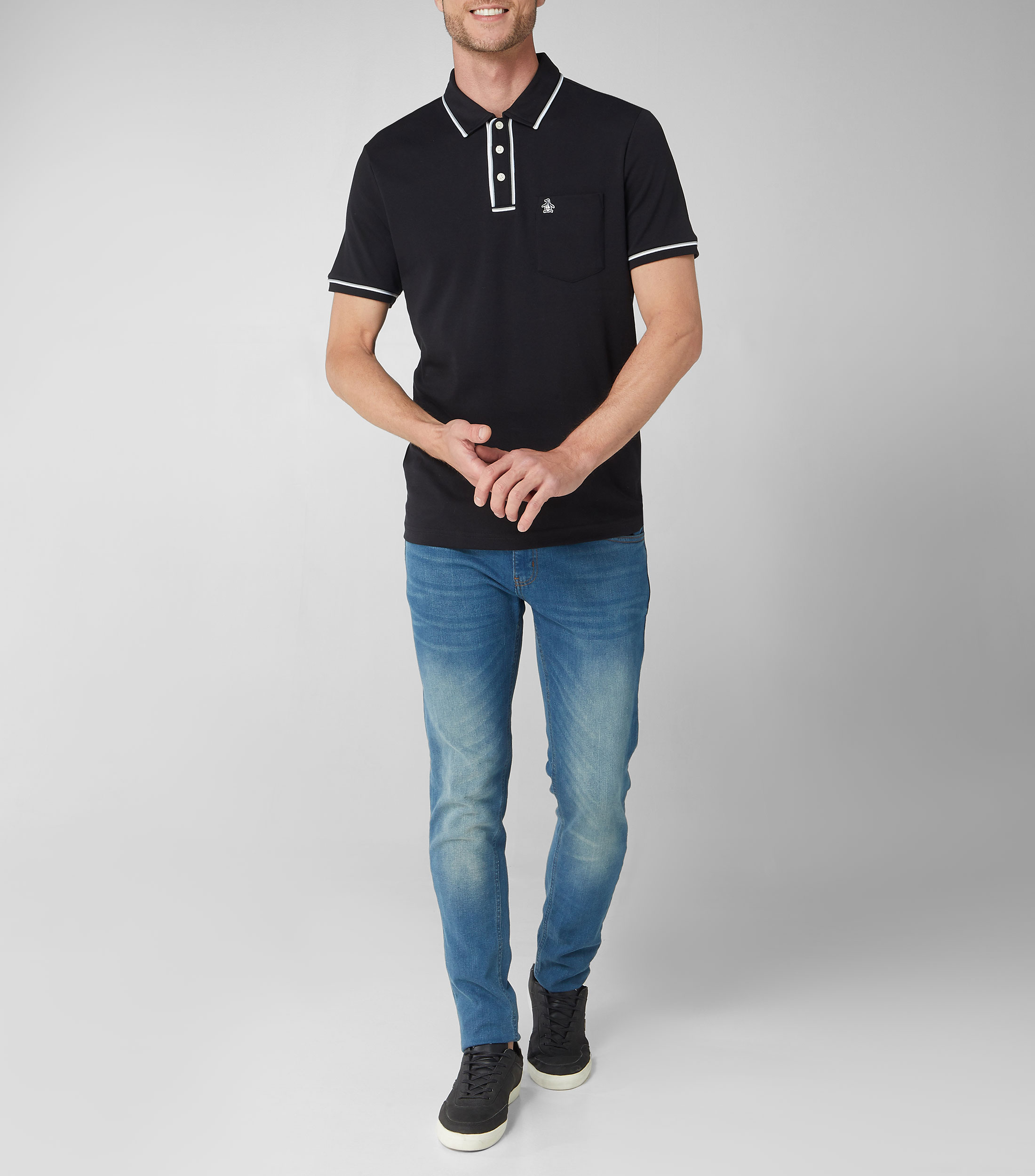 Playera Tipo Polo manga corta Hombre