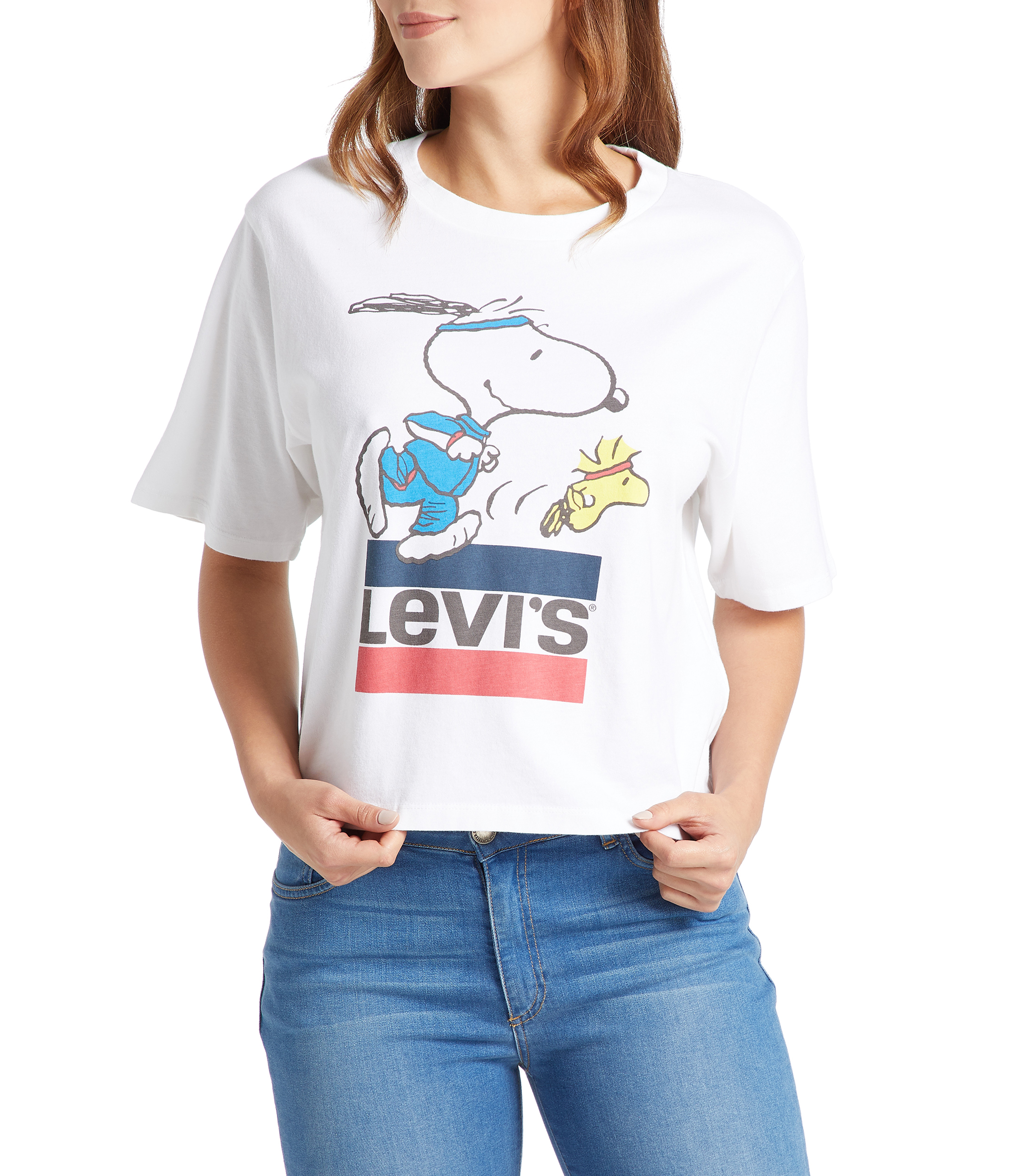 Levi's Playera crop top manga corta Mujer - El de