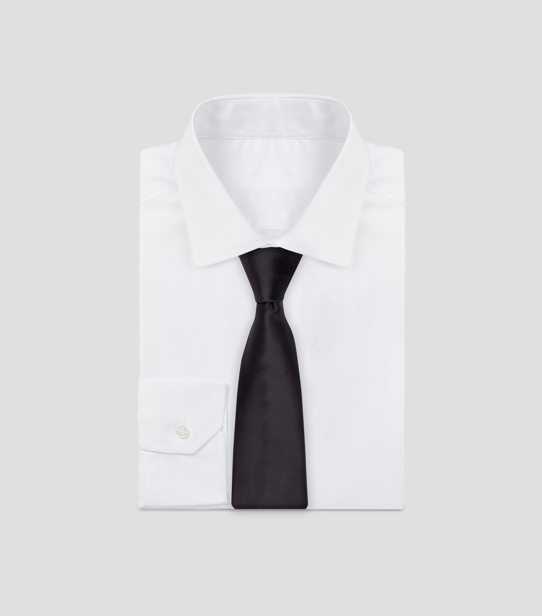Corbata Ancha de Seda Lisa