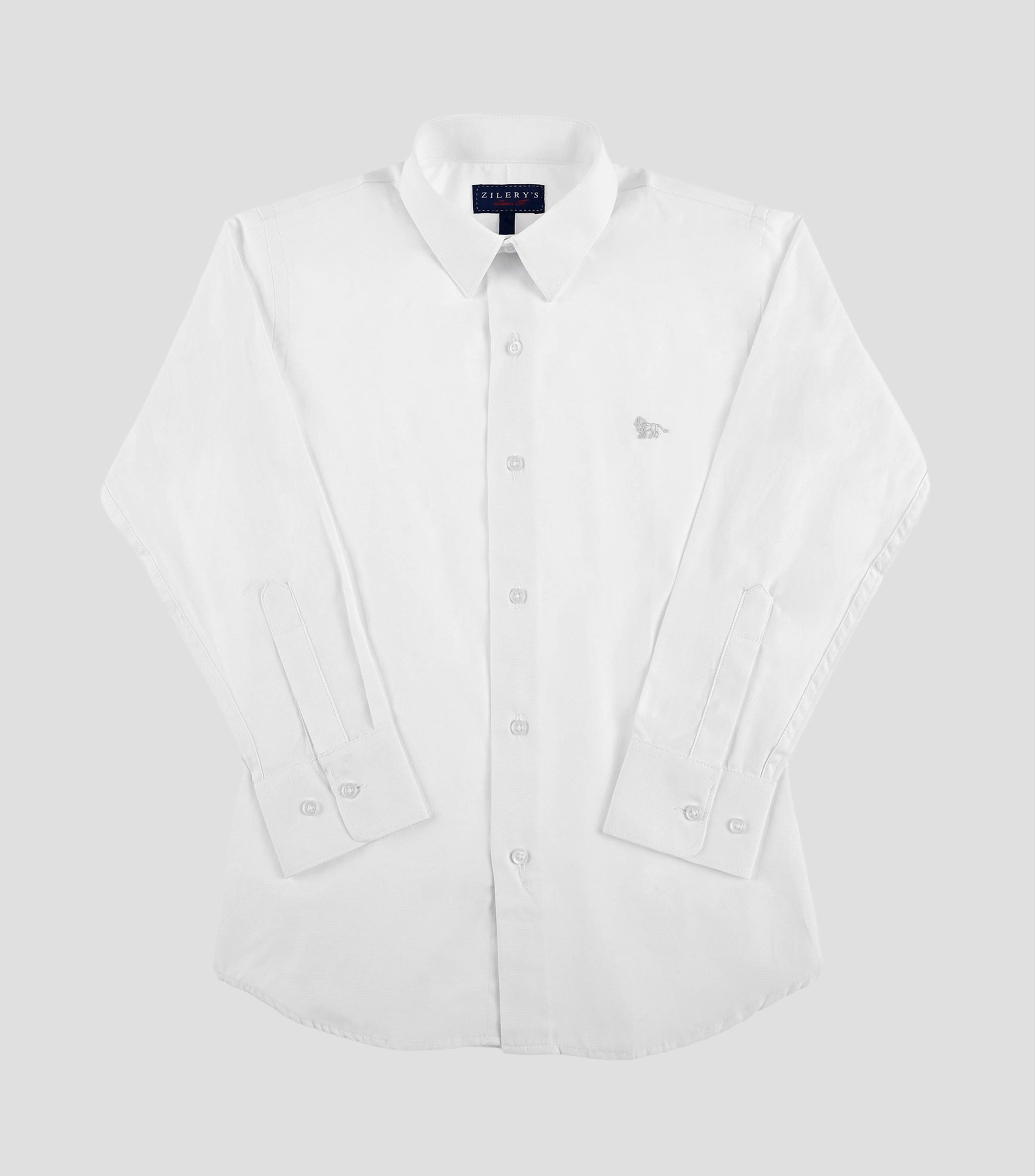 Camisa con bordado manga larga Niño