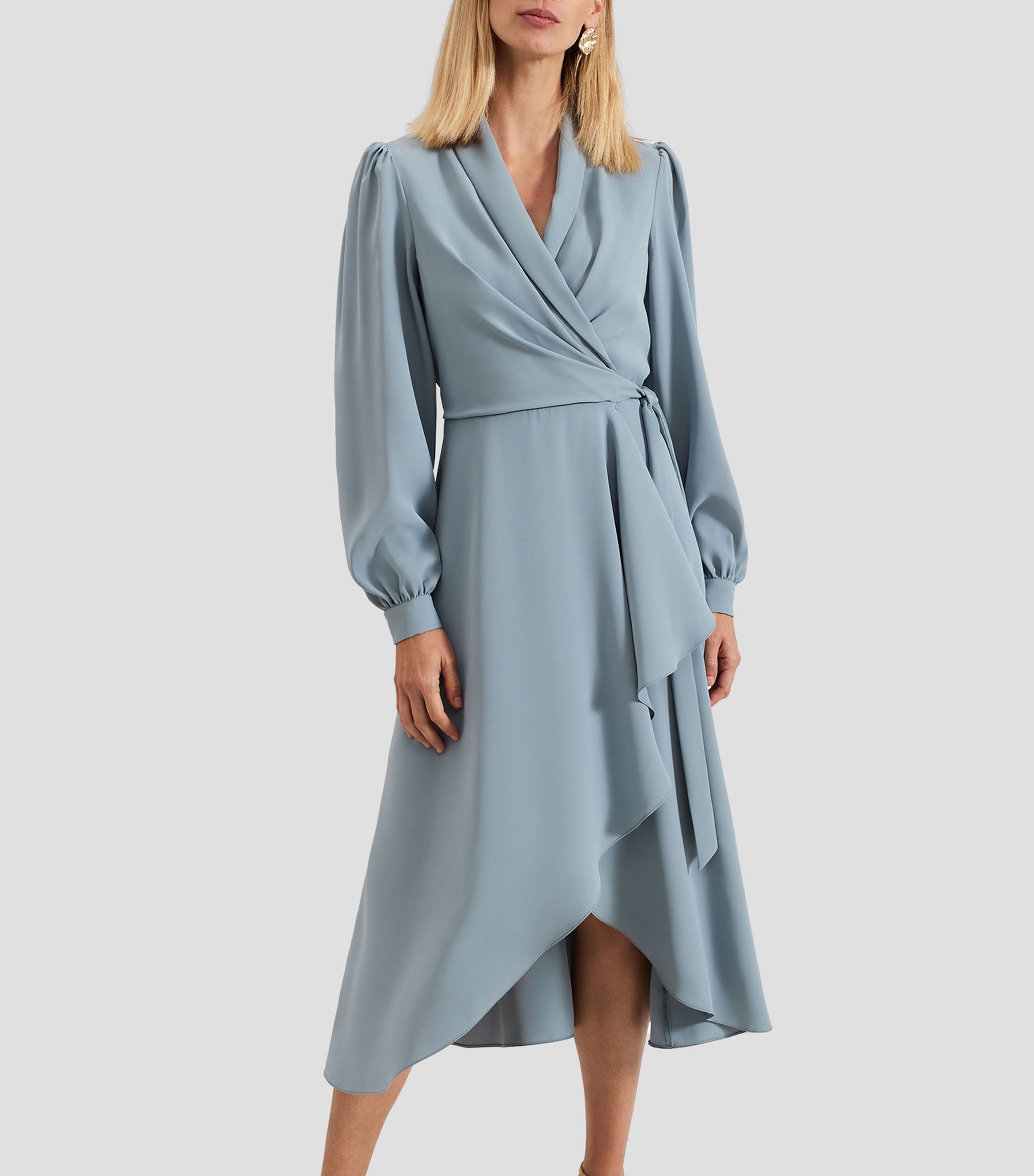 Vestido Midi manga larga Mujer