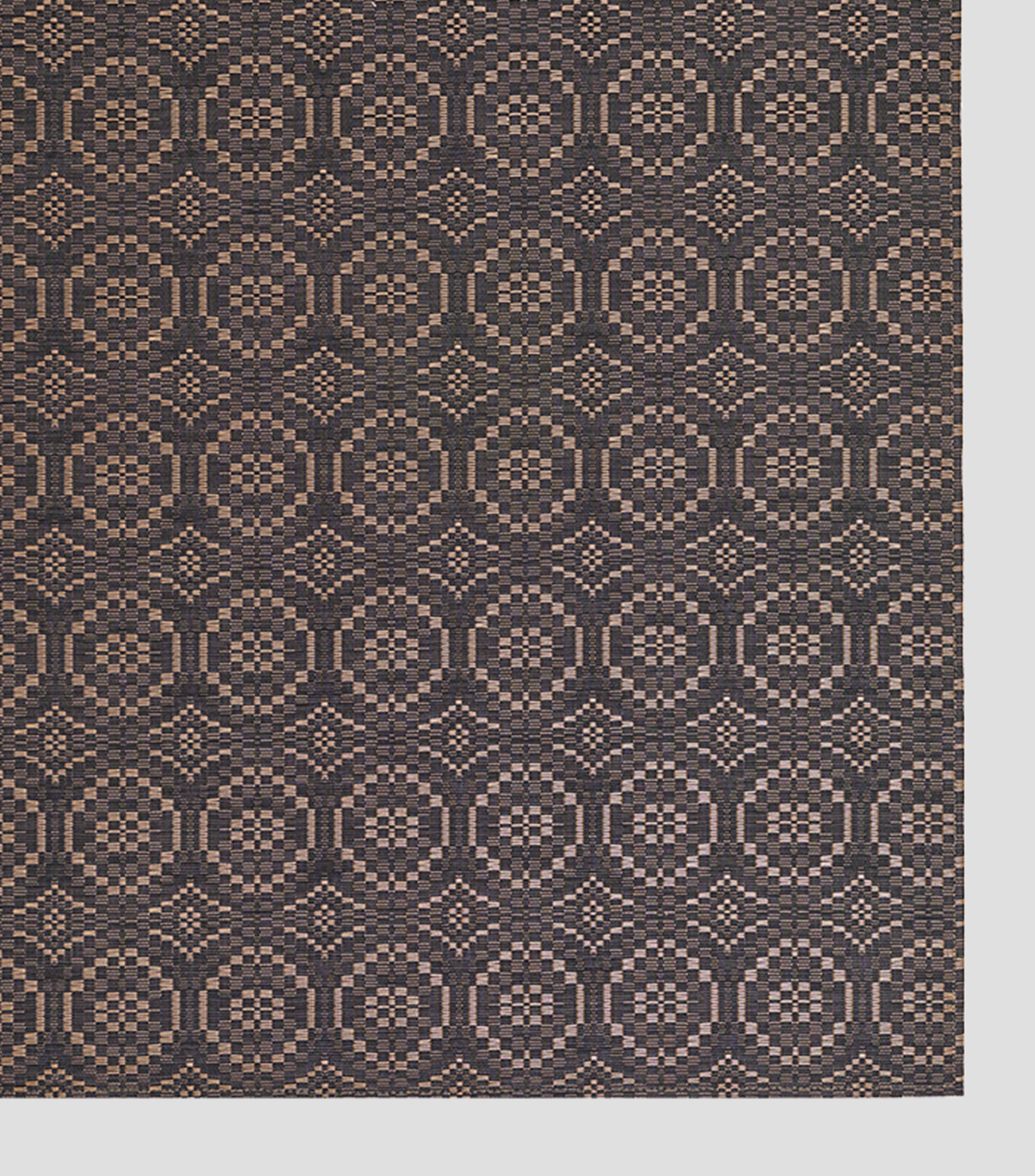 Tapete decorativo Overshot Tiger Eye en polietileno 183 x 269 cm