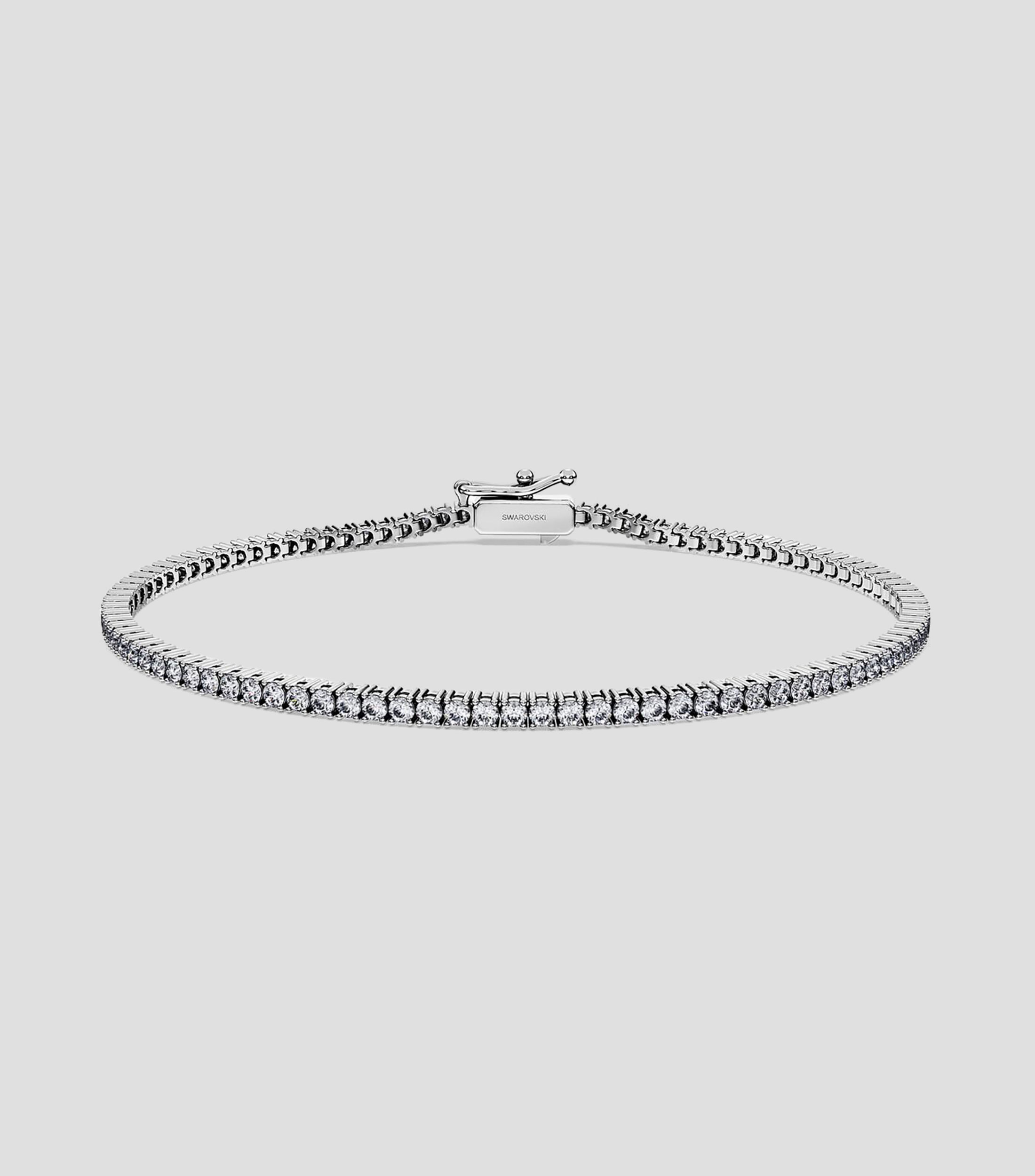 Brazalete en oro blanco de18 kilates con diamantes Tennis Mujer