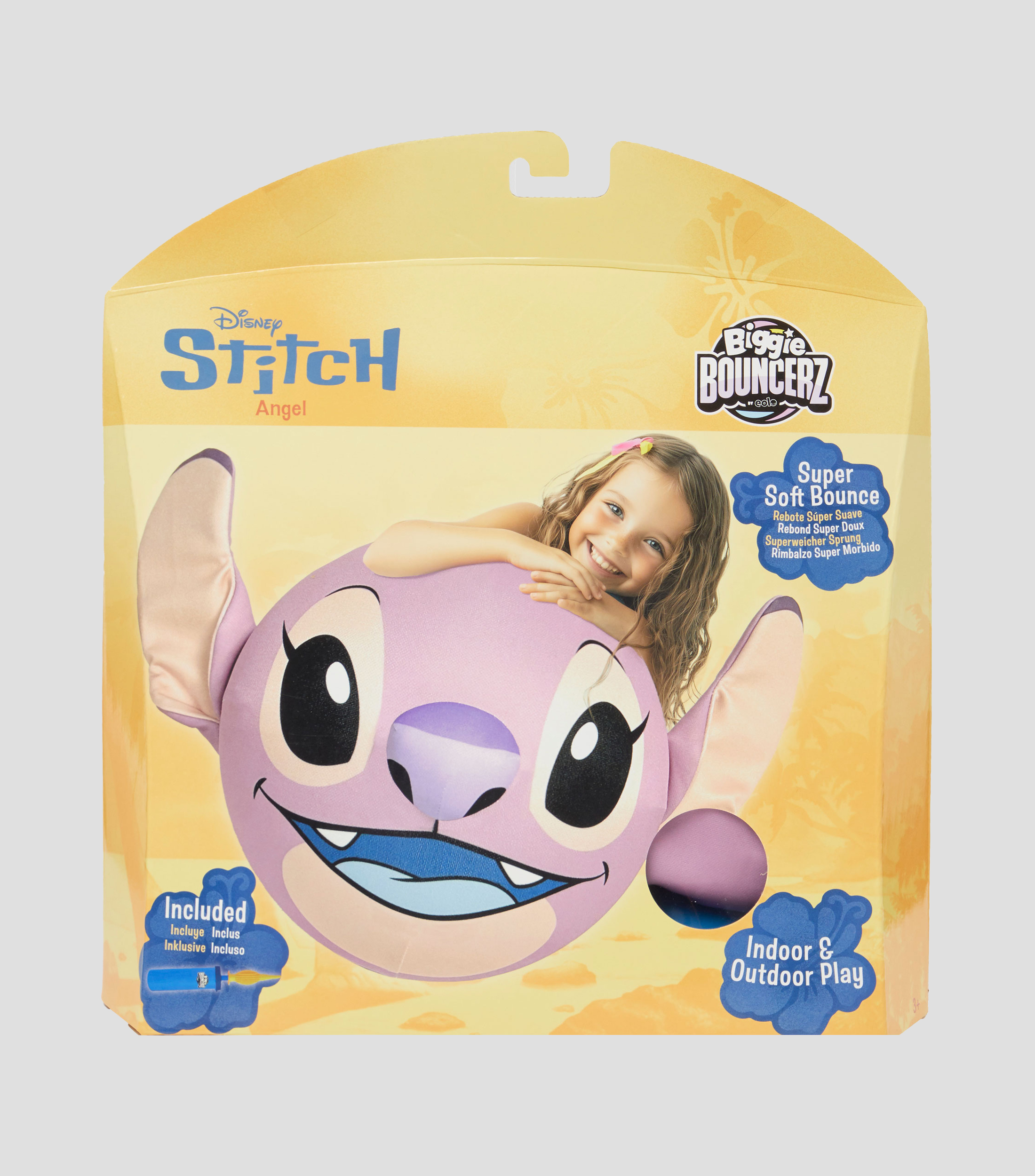 Pelota inflable Biggie Bouncerz Stitch Angel