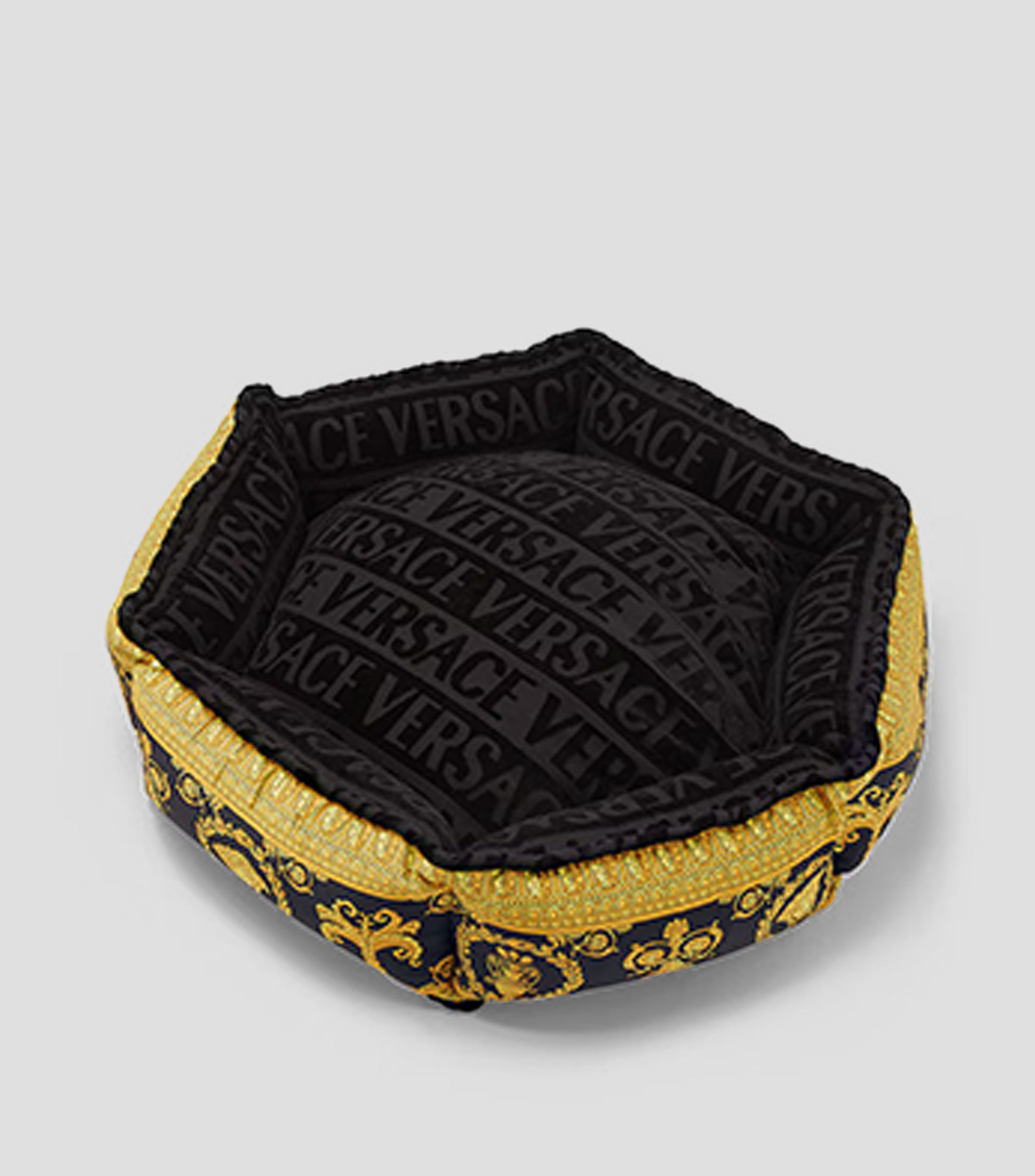 Cama para perro I Heart Baroque negro