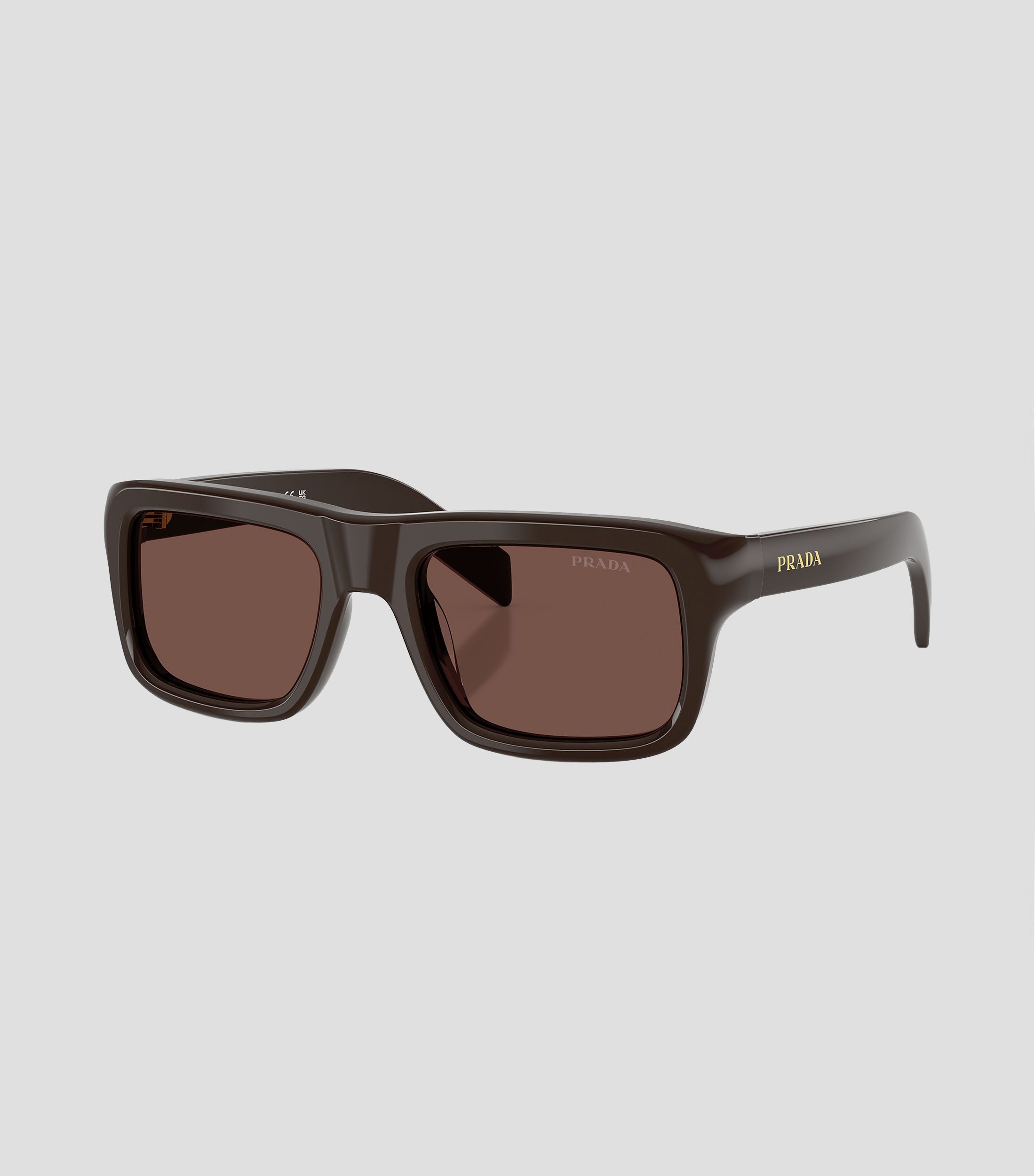 Lentes De Sol Rectangulares Chocolate Mujer