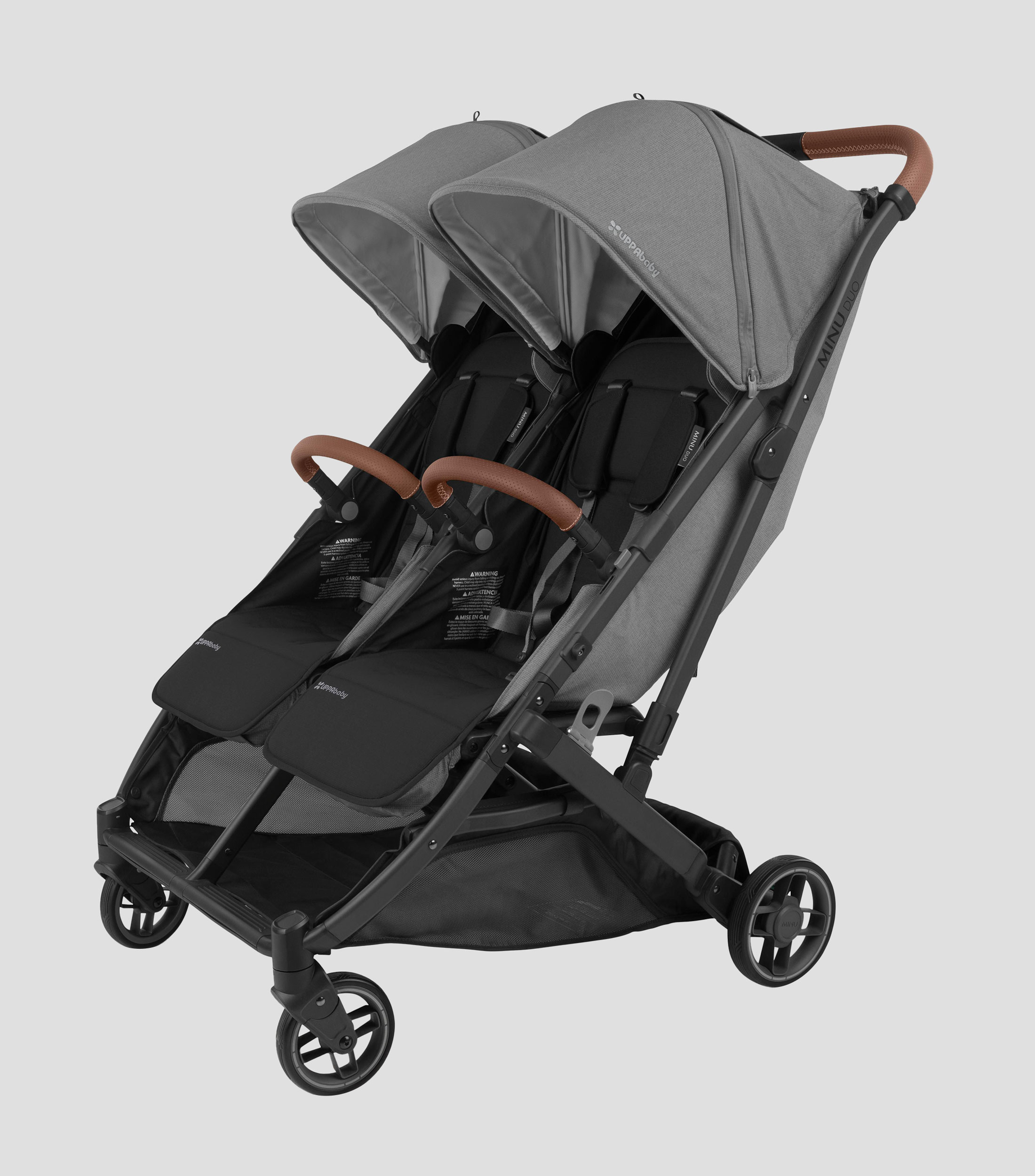 Carriola Doble Minu Duo Gris