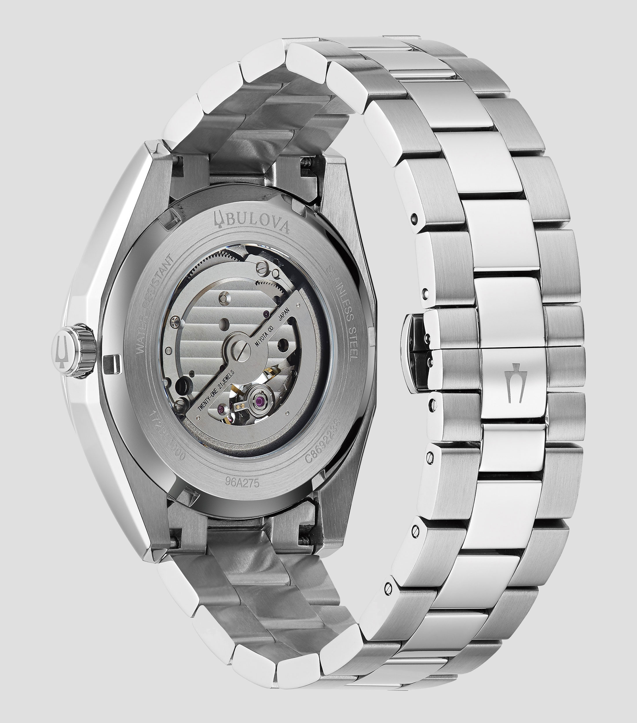 Reloj para hombre Surveyor Casual Azul, engranes visibles