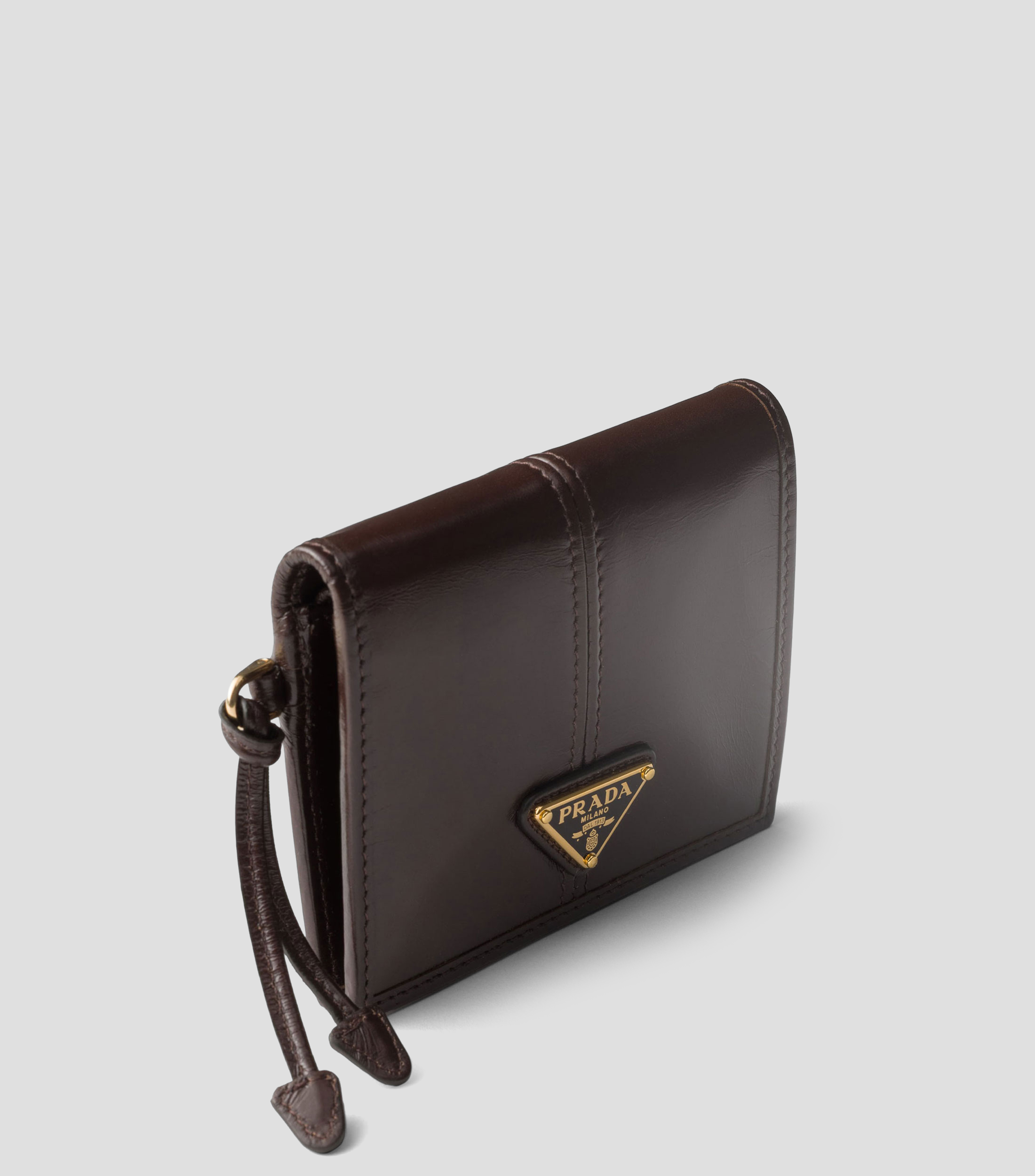 Cartera en piel con detalle texturizado Mujer