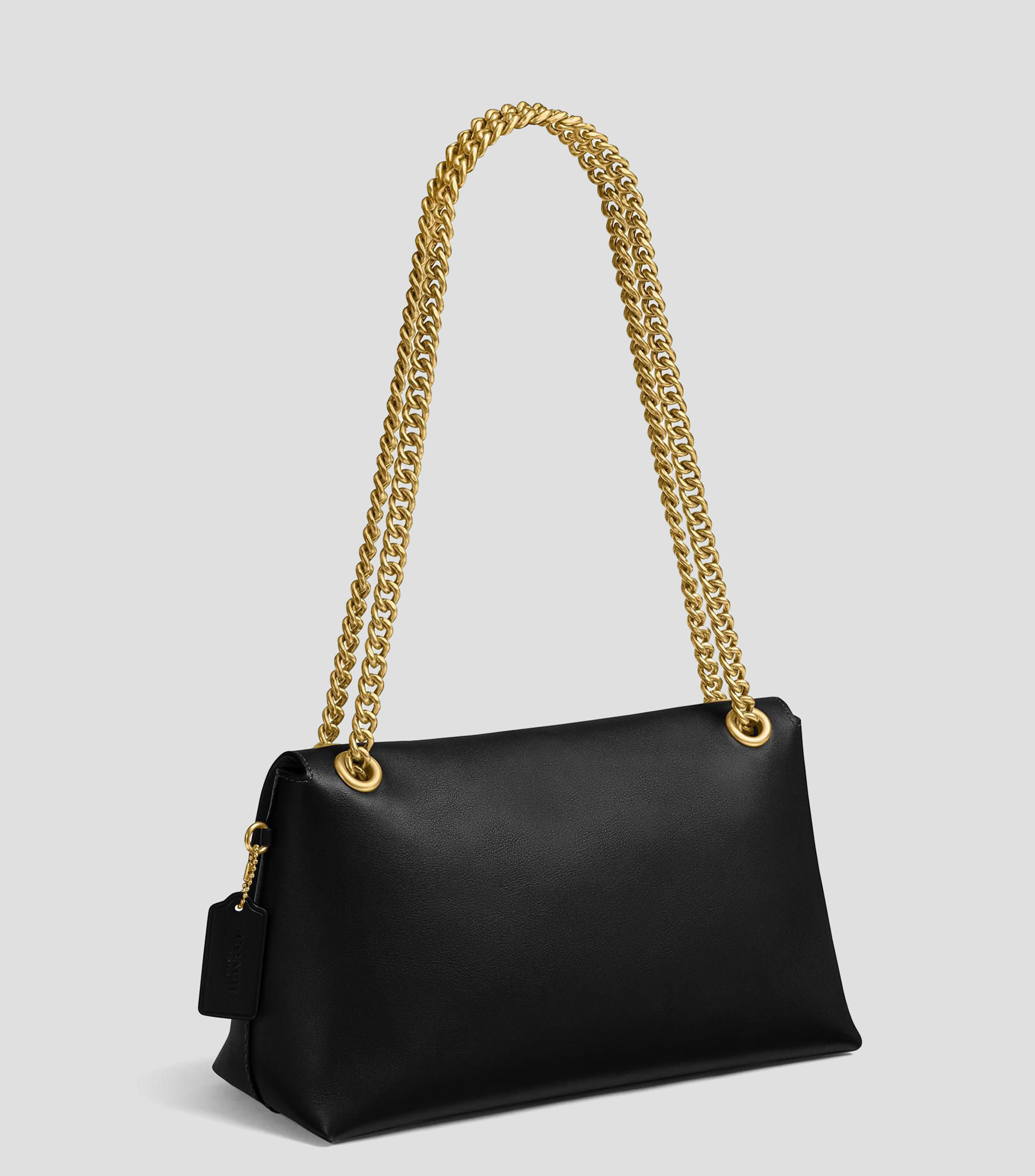 Bolsa shoulder en piel lisa Mujer