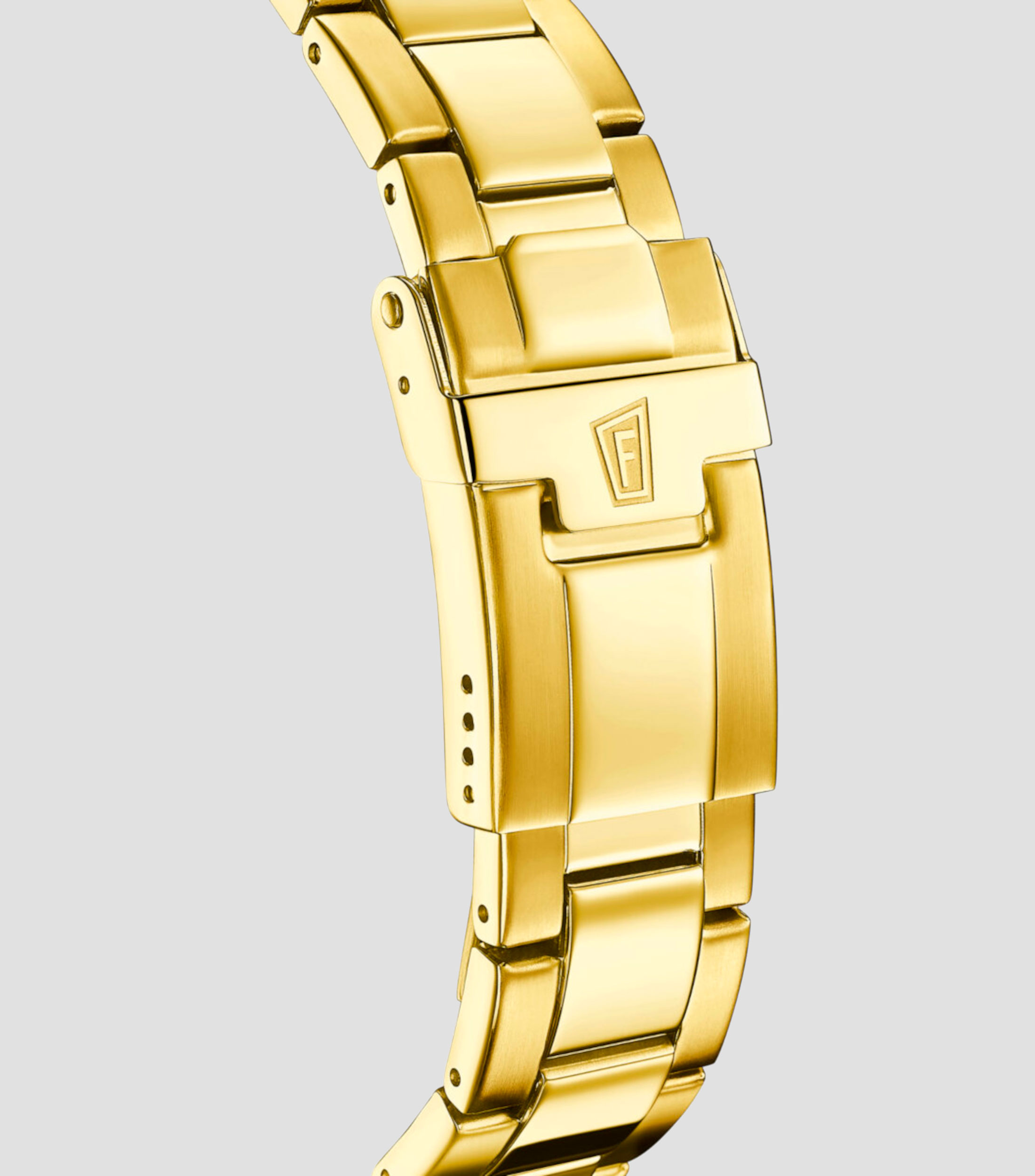 Reloj para hombre Acero Clásico De vestir, Dorado