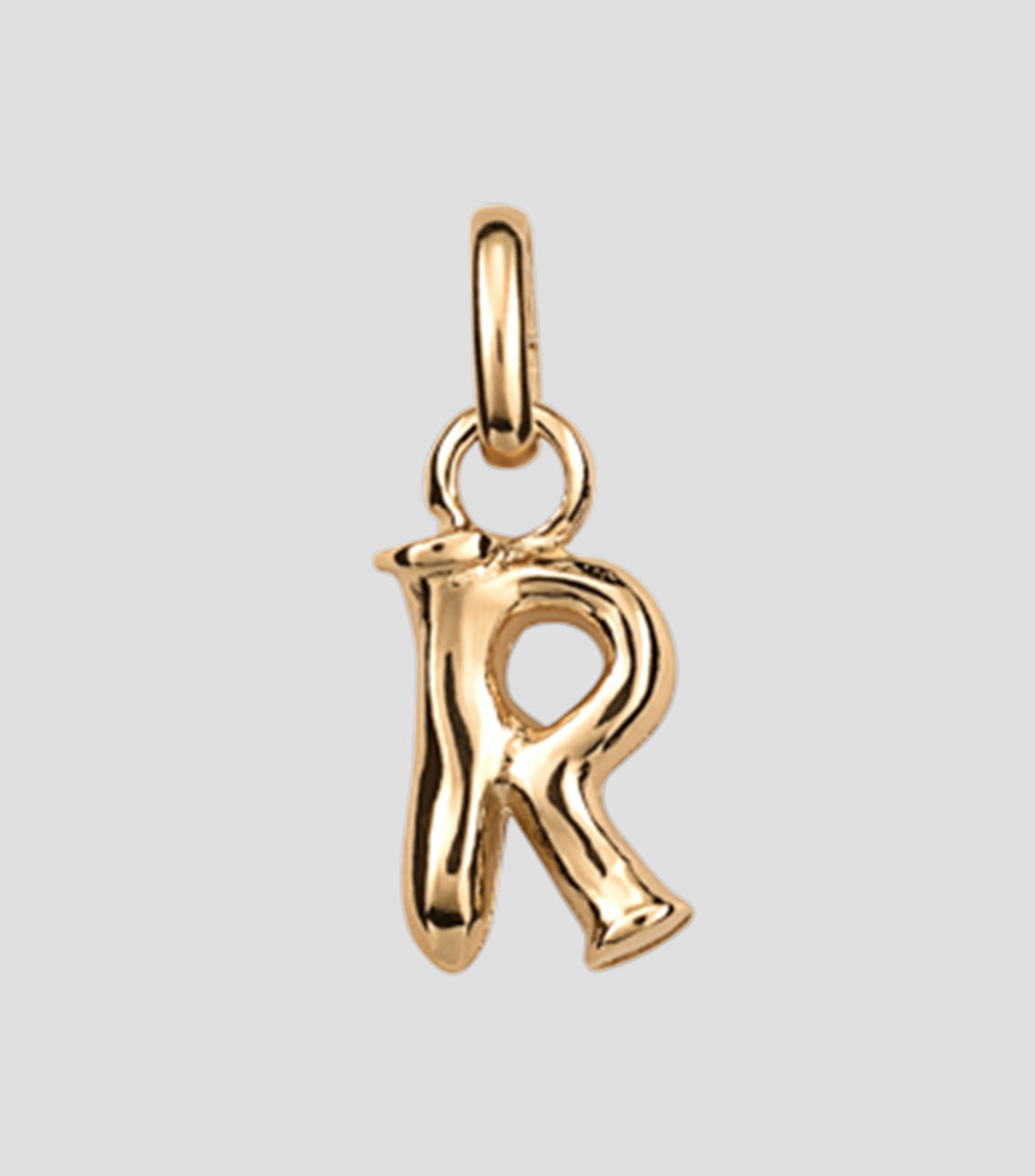 Charm letra R con argolla Mujer