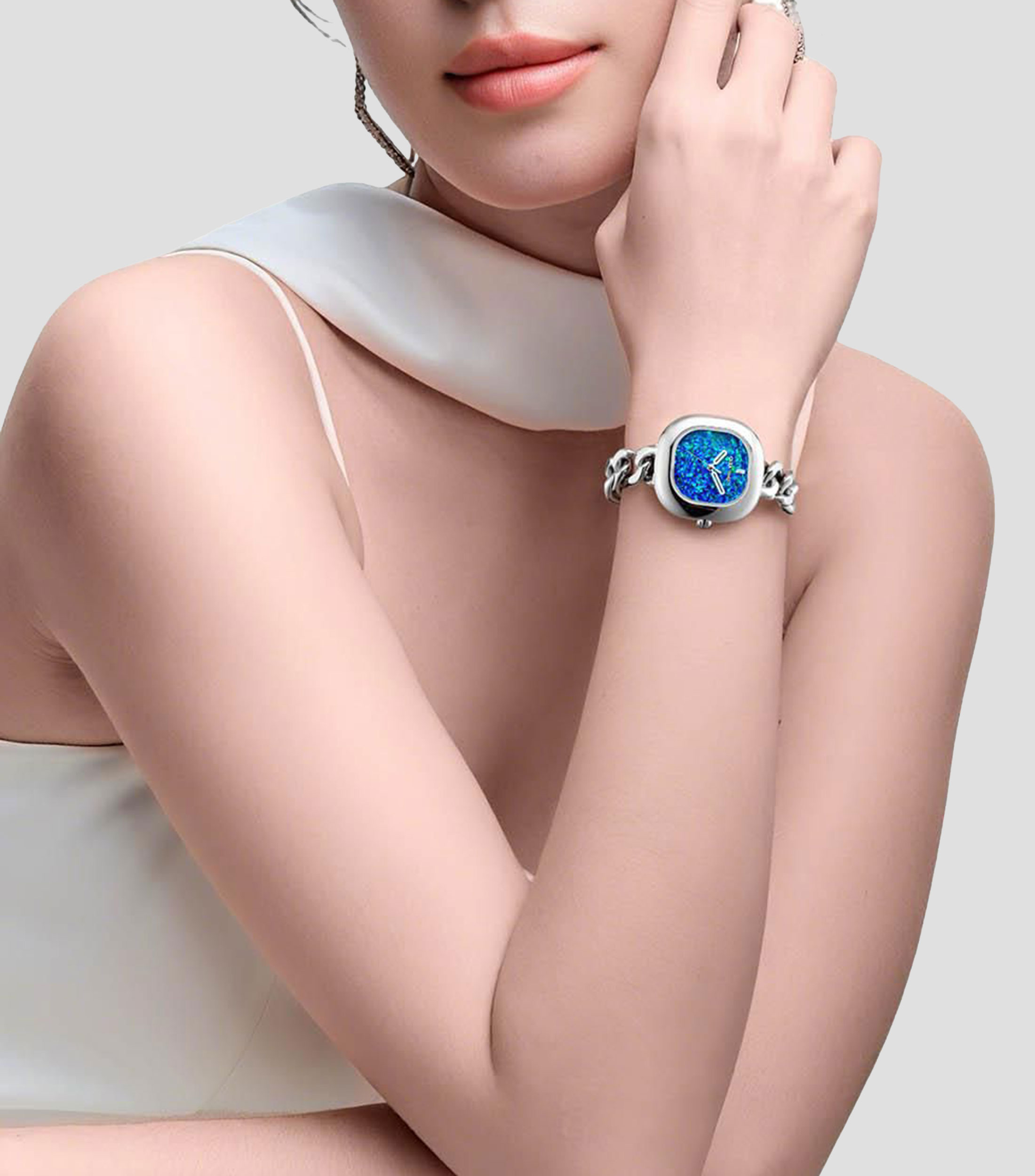 Reloj para Mujer Aglaia casual, Plateado