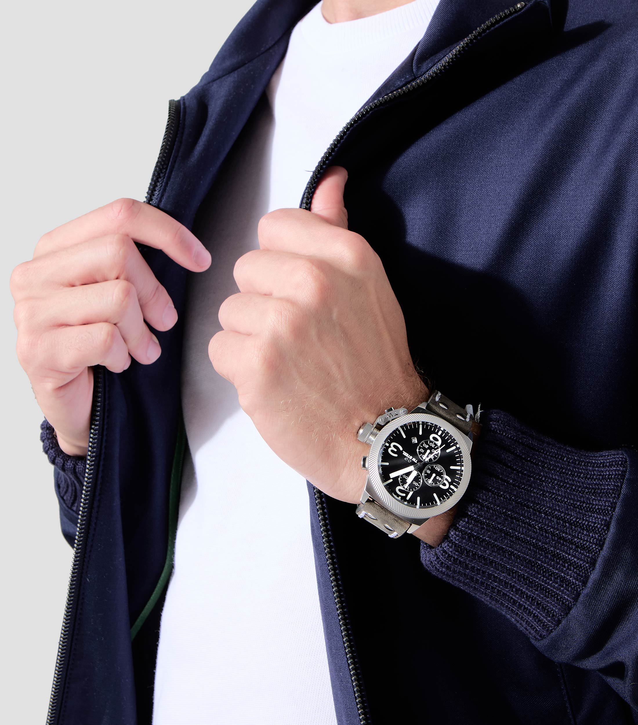 Reloj para Hombre Canteen Casual, Plateado