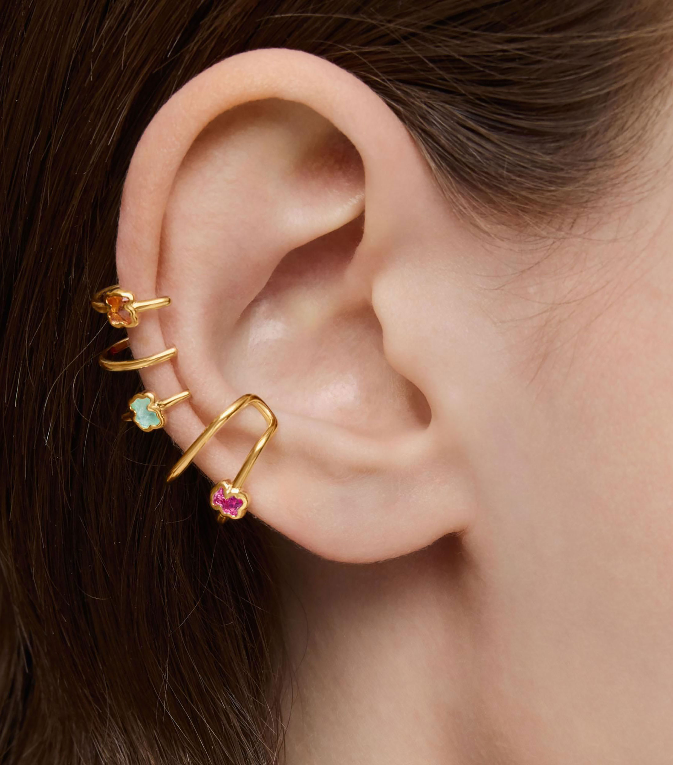 Arete con Incrustacion Icon Mujer