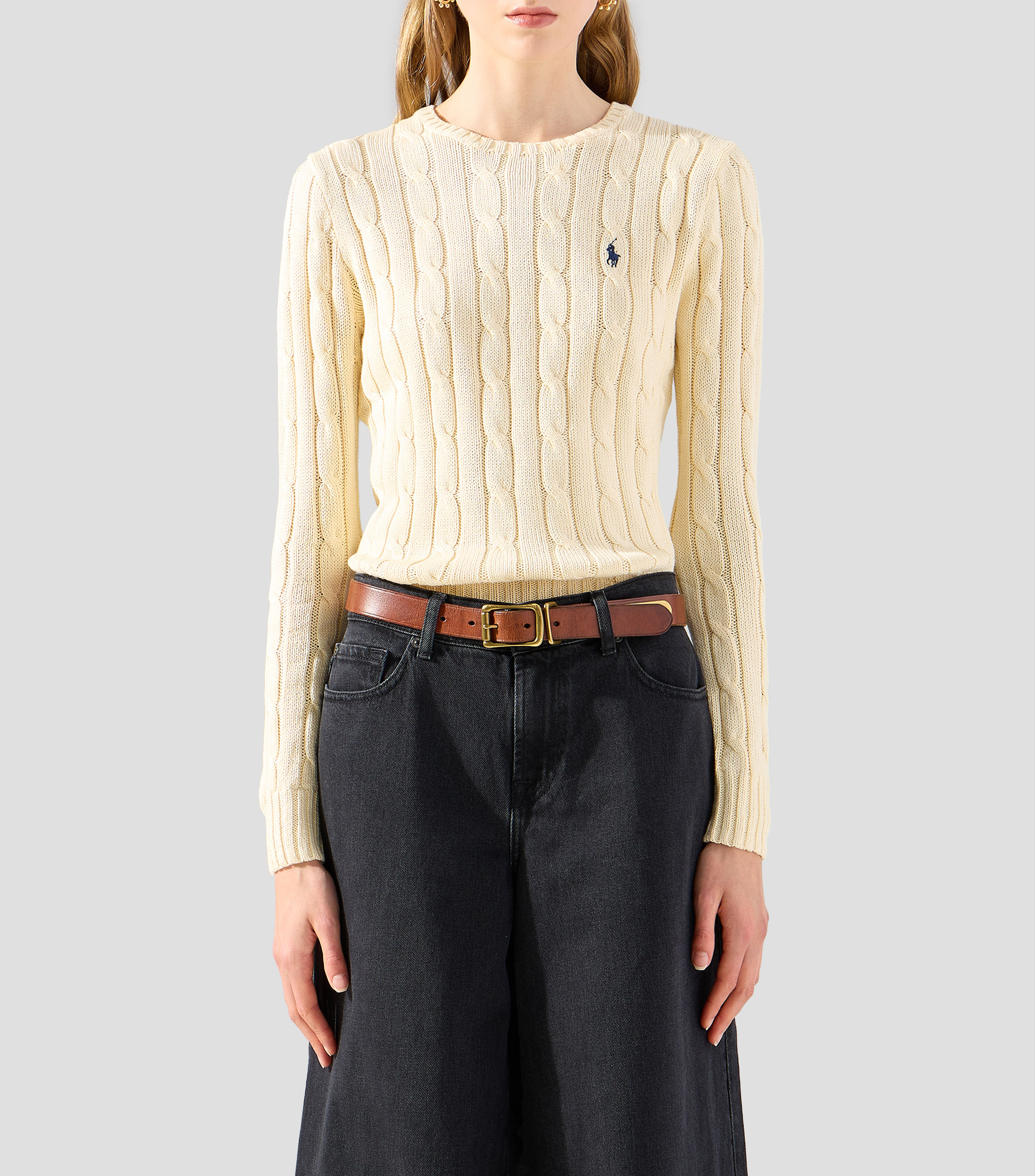 Suéter cuello redondo Mujer