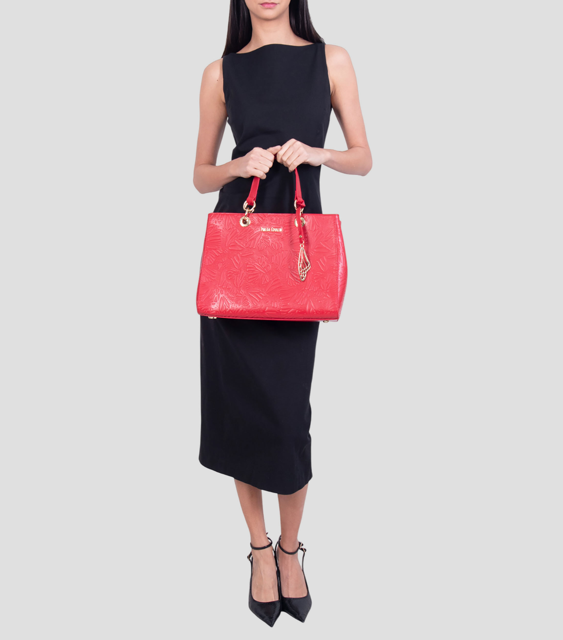 Bolsa Satchel Kaxan con Mariposas Mujer