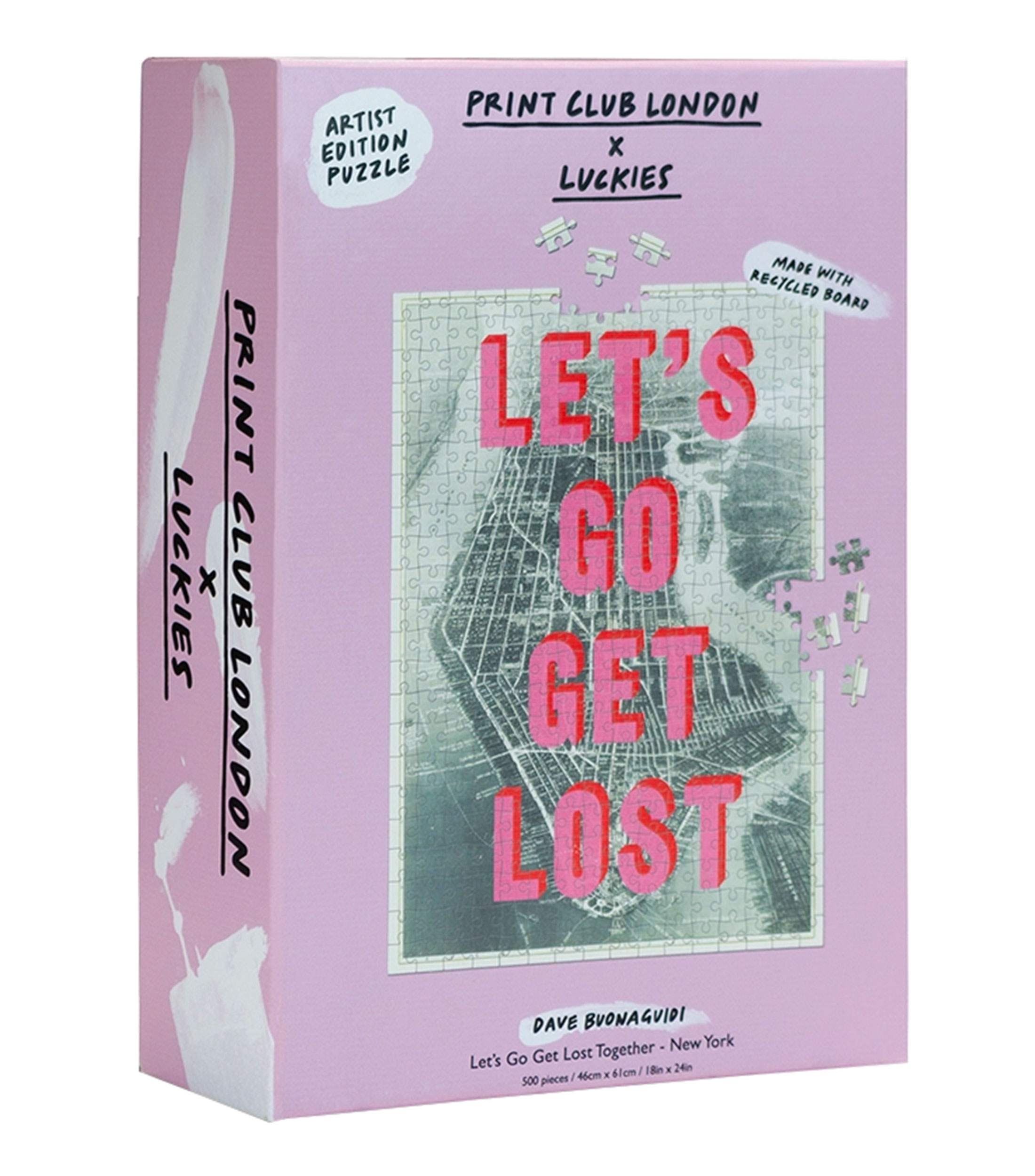 Rompecabezas de 500 piezas: Print Club London x Luckies
