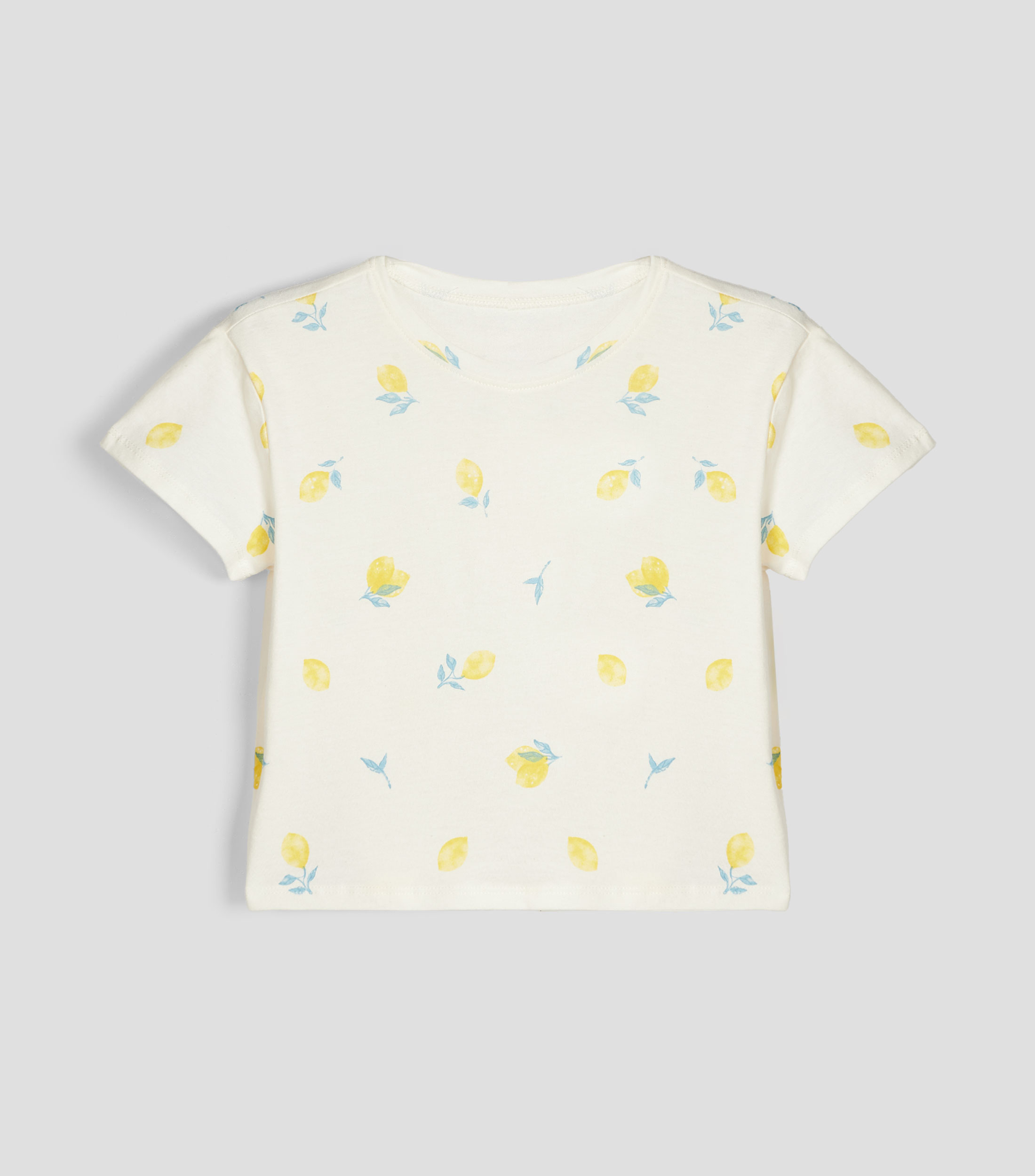 Playera cuello redondo manga corta estampada Bebé