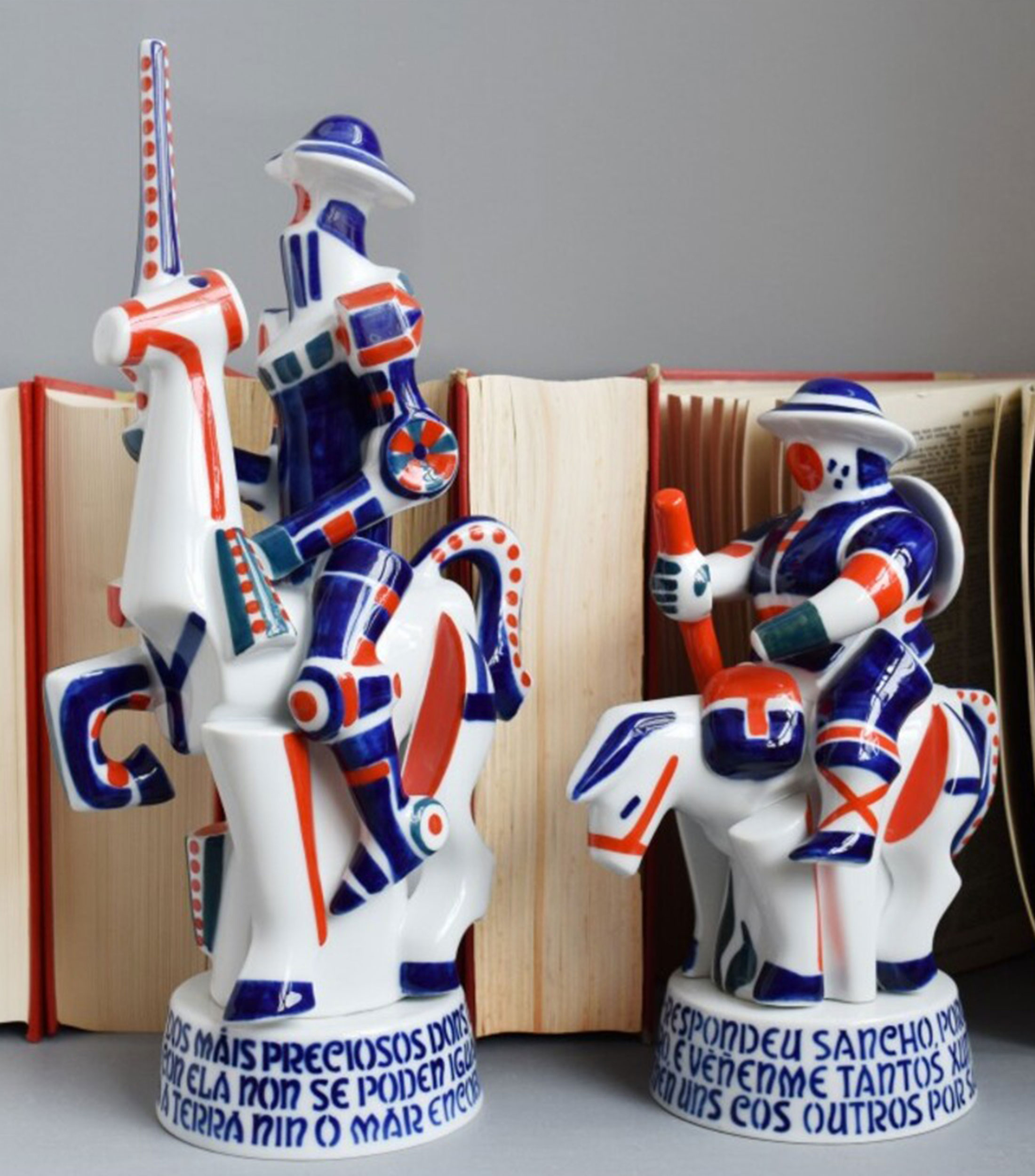 Figura Decorativa Sancho Panza en porcelana