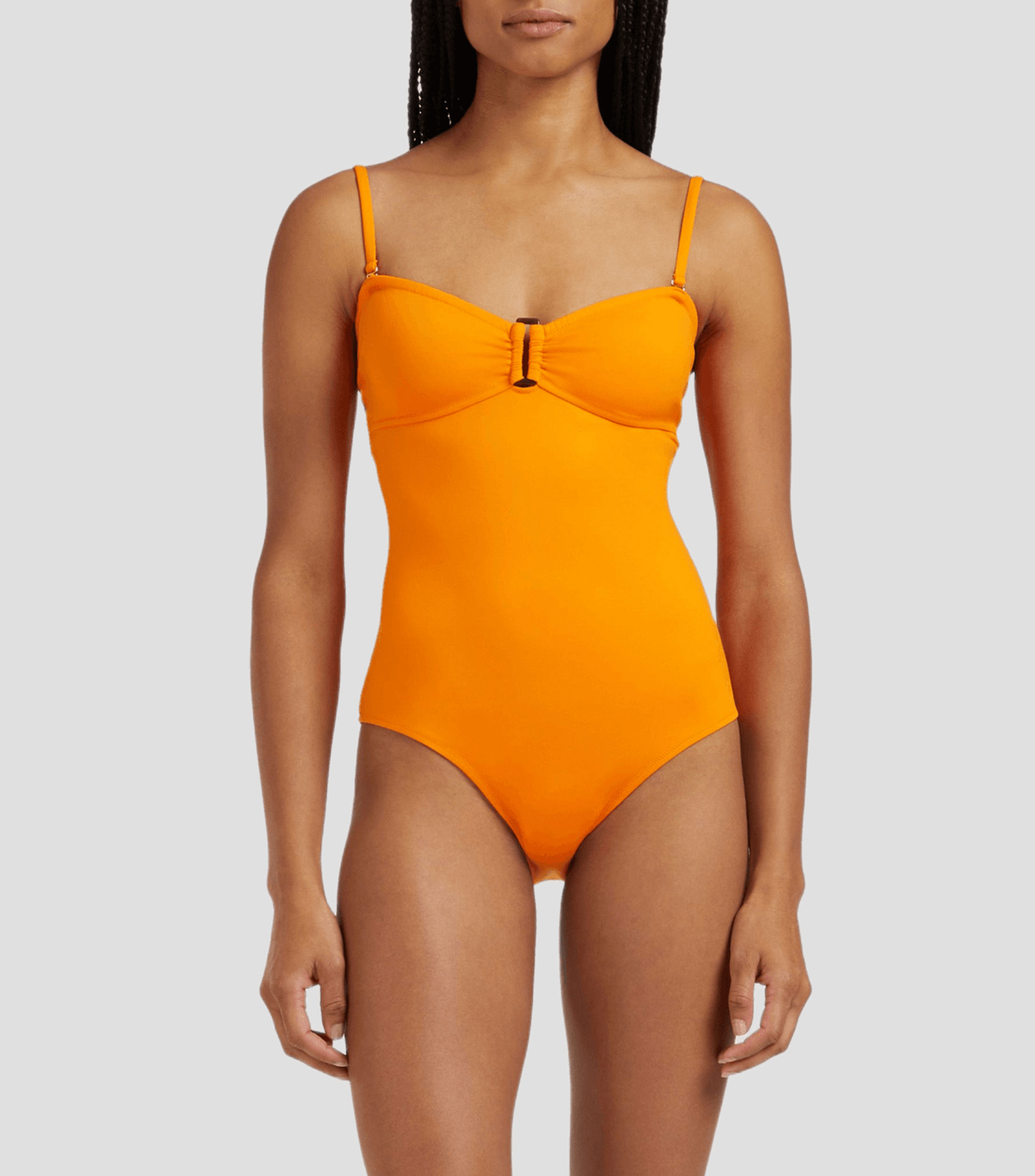 Traje de baño liso Mujer