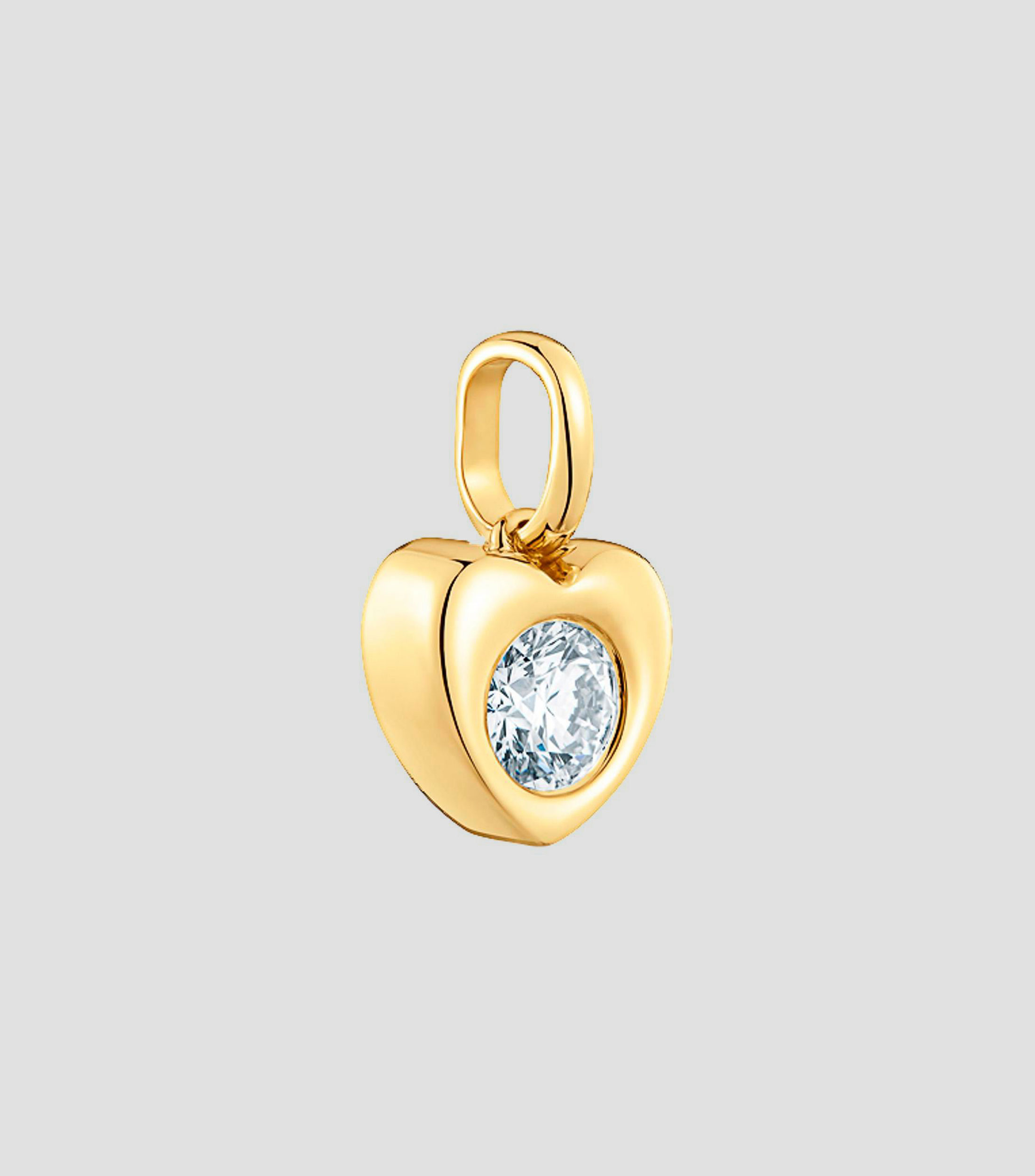 Dije en Oro de 14 Kilates Corazon Mujer