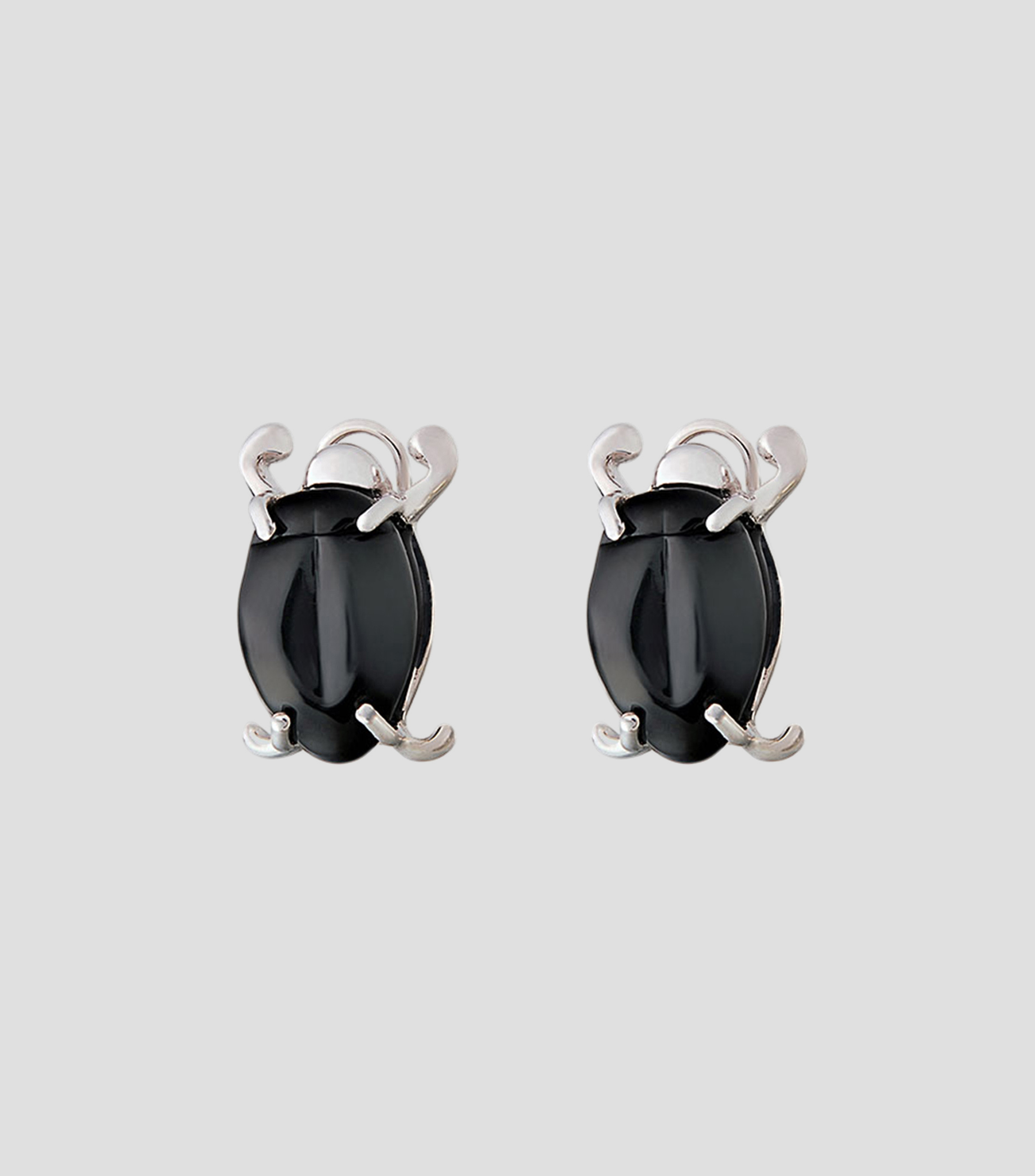Aretes en plata .925 con vidrio Aire Mujer