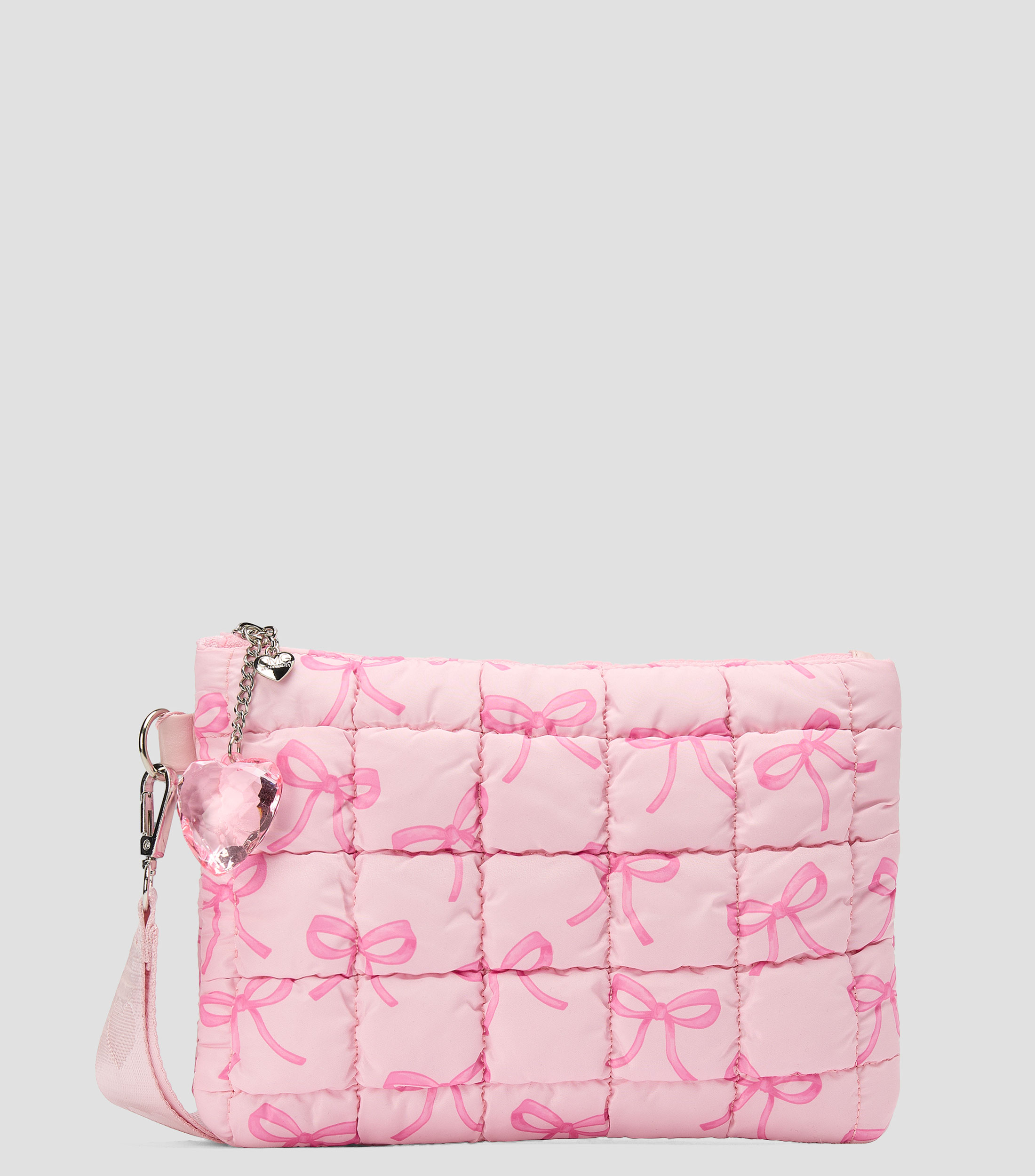 Bolsa Wristlet capitonada Nina
