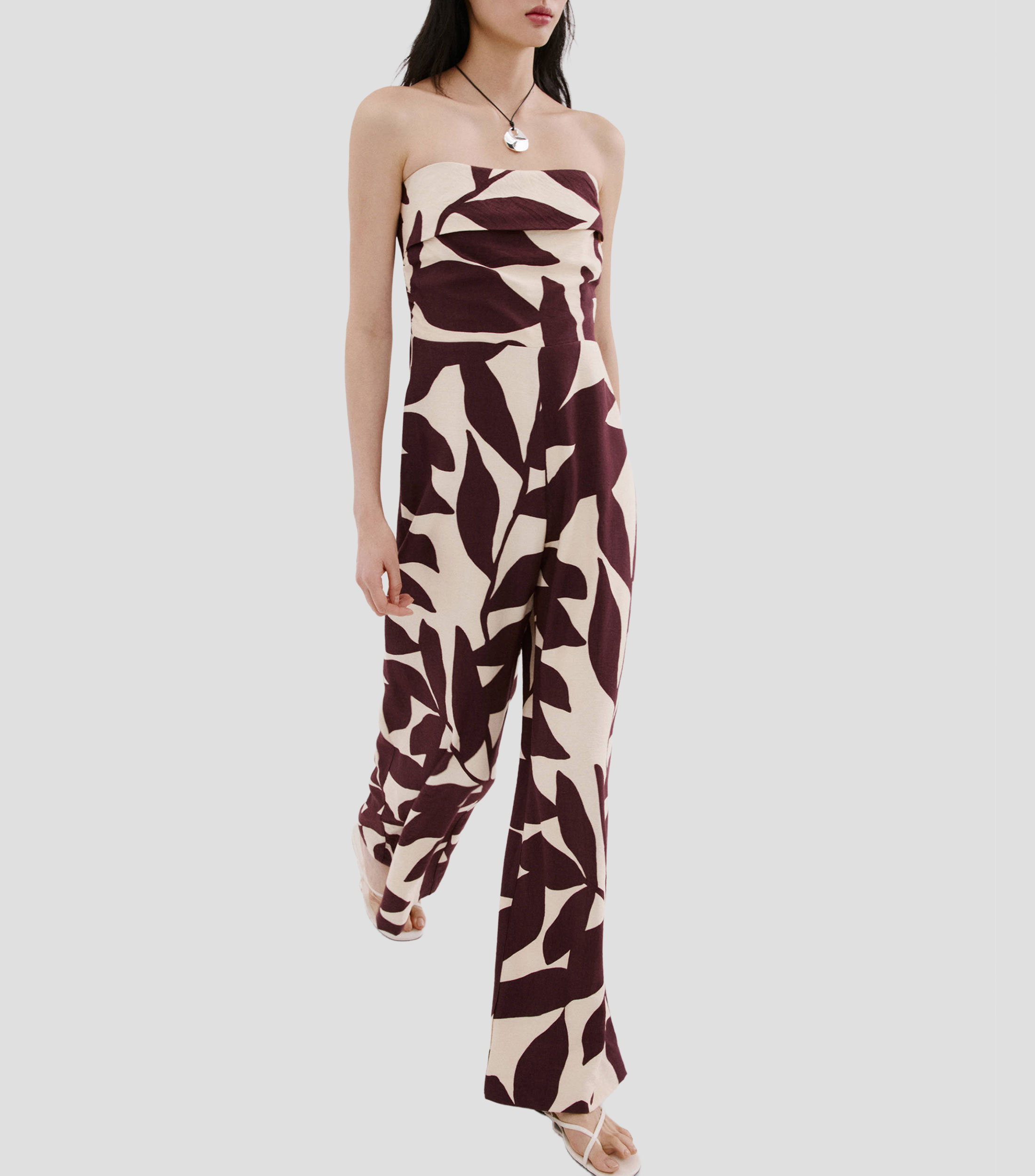 Jumpsuit de corte recto Mujer